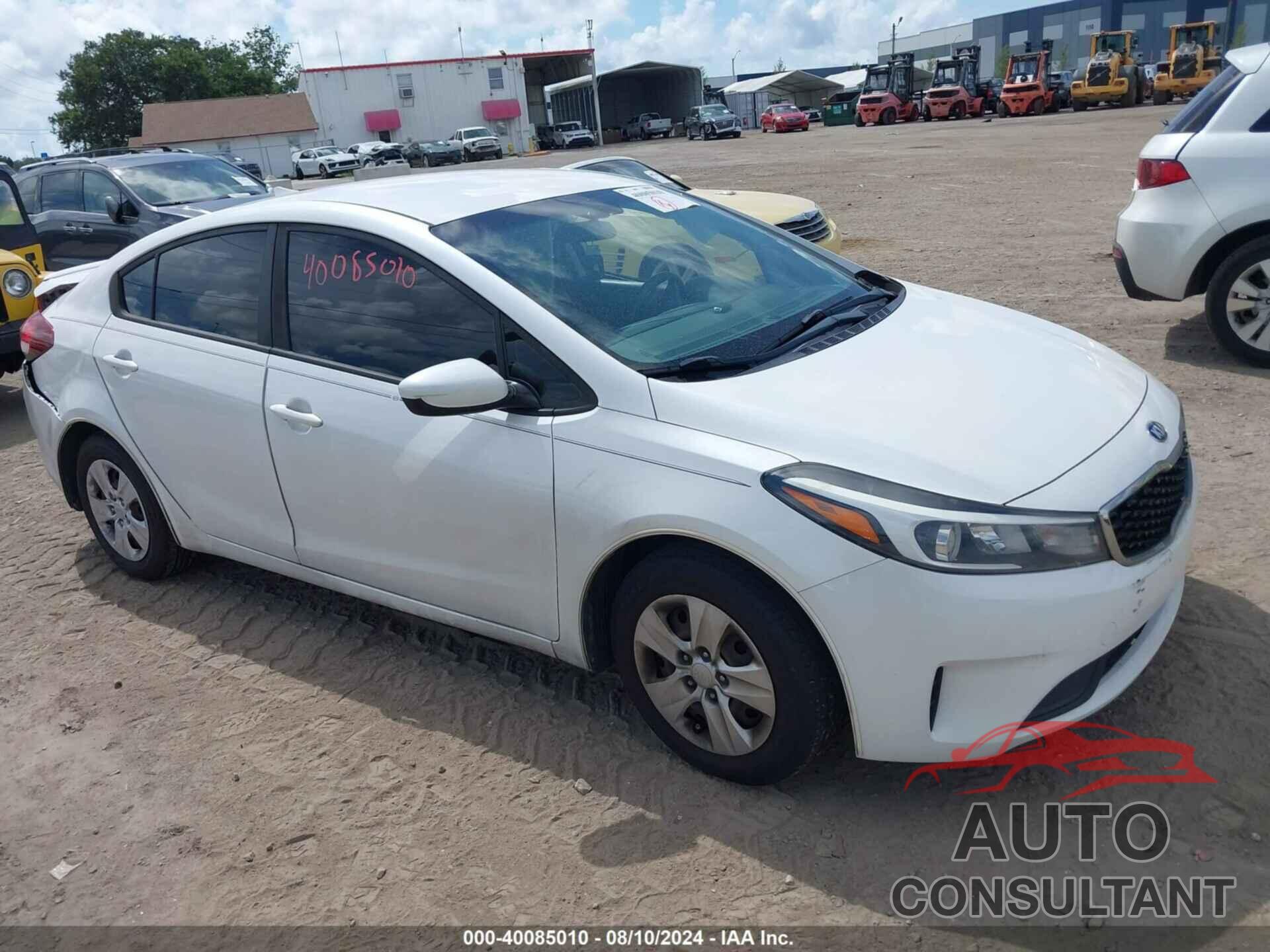 KIA FORTE 2018 - 3KPFL4A70JE212586