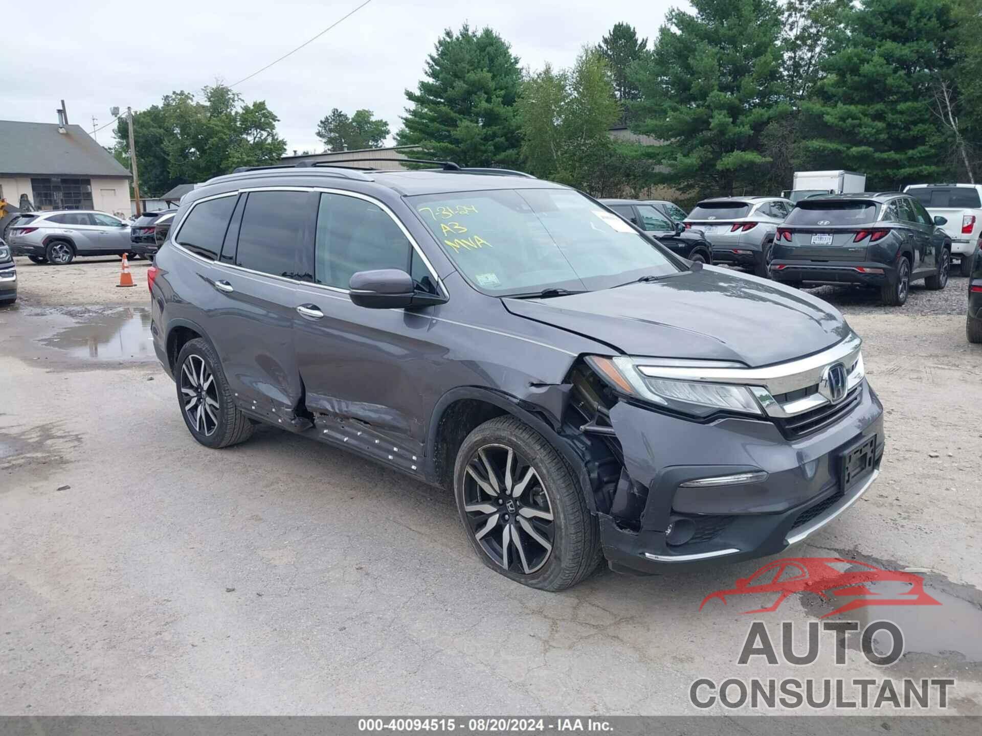 HONDA PILOT 2020 - 5FNYF6H0XLB025261