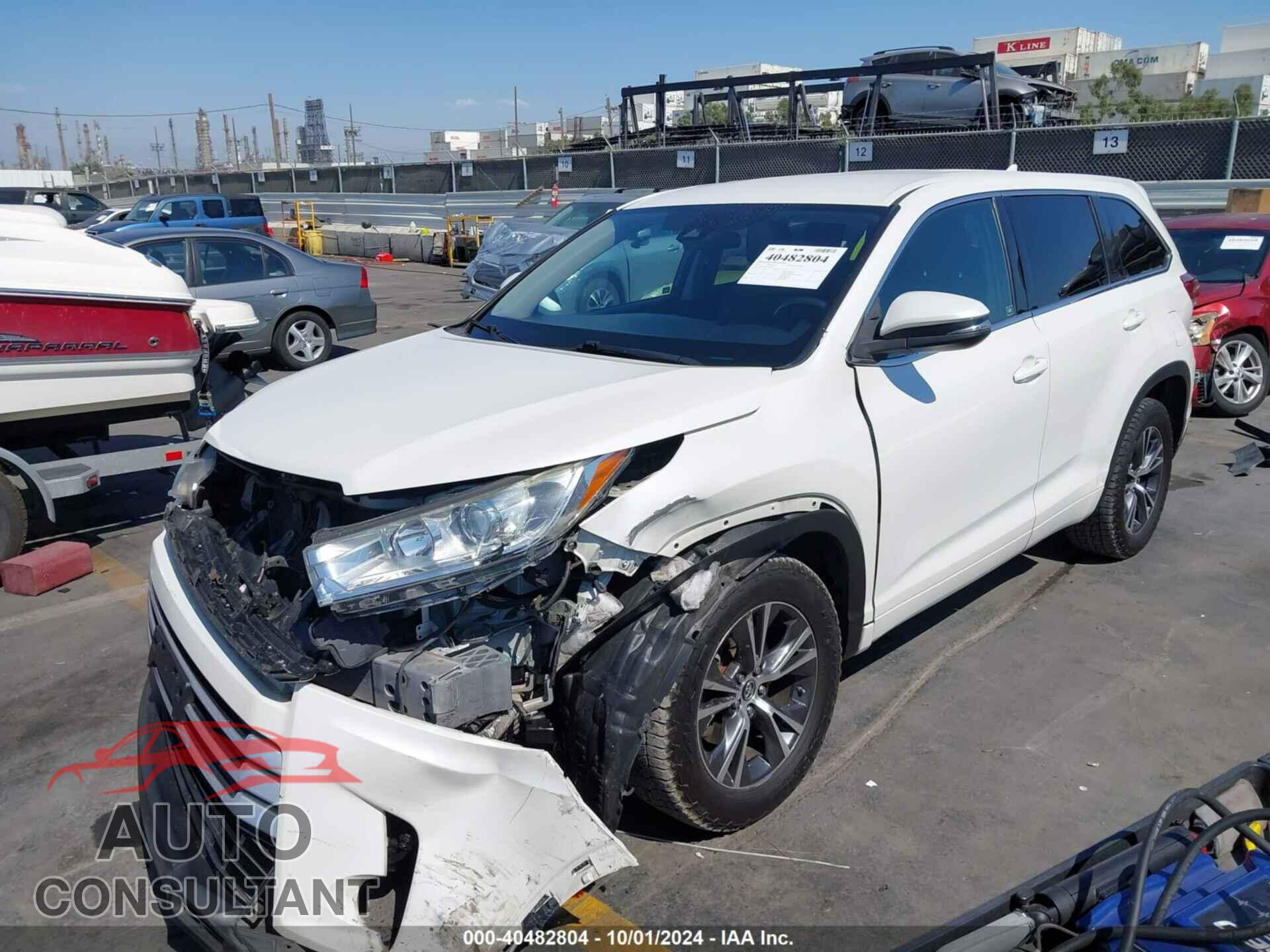 TOYOTA HIGHLANDER 2018 - 5TDZZRFH1JS248917