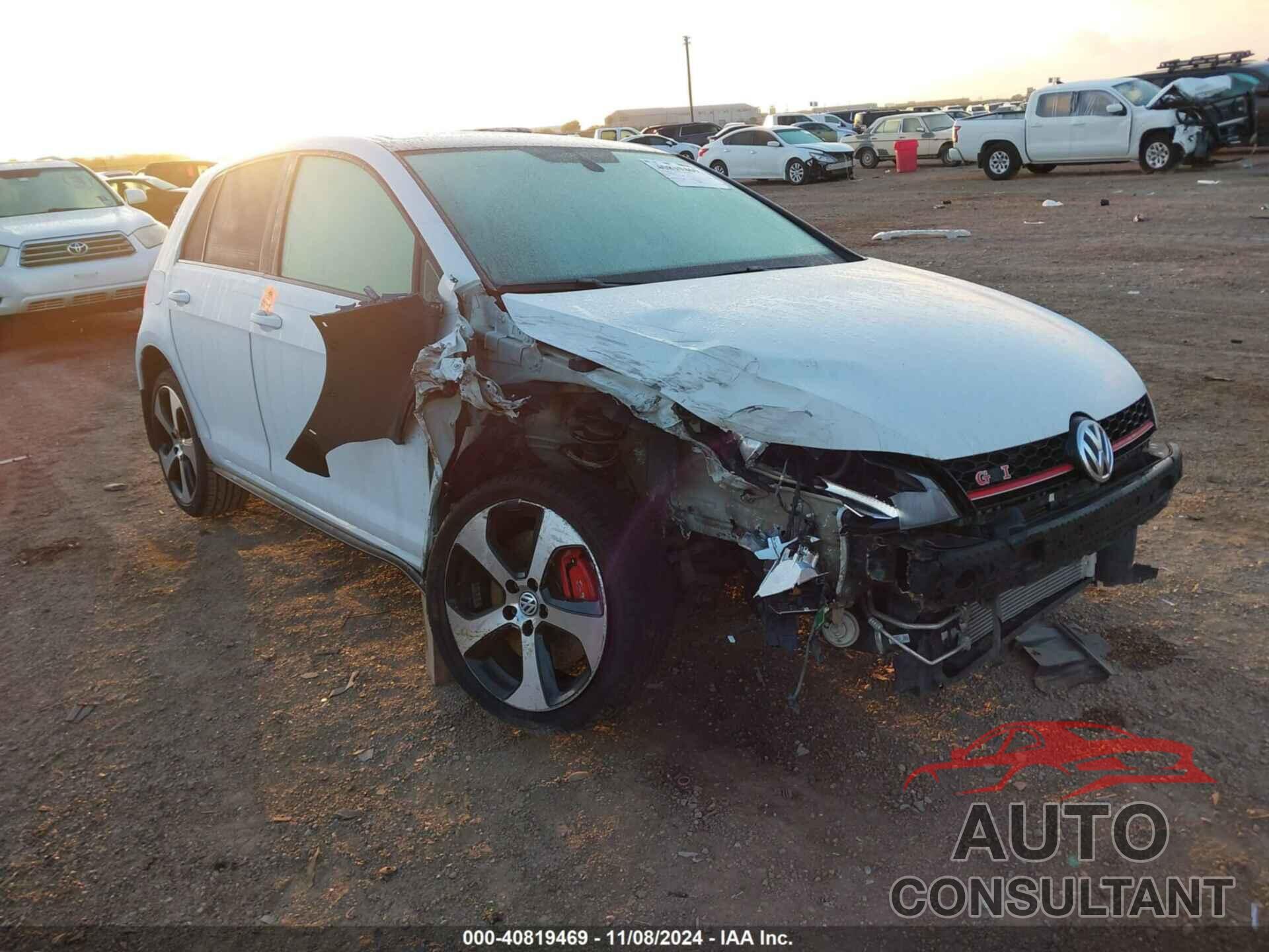 VOLKSWAGEN GOLF GTI 2016 - 3VW547AUXGM050560