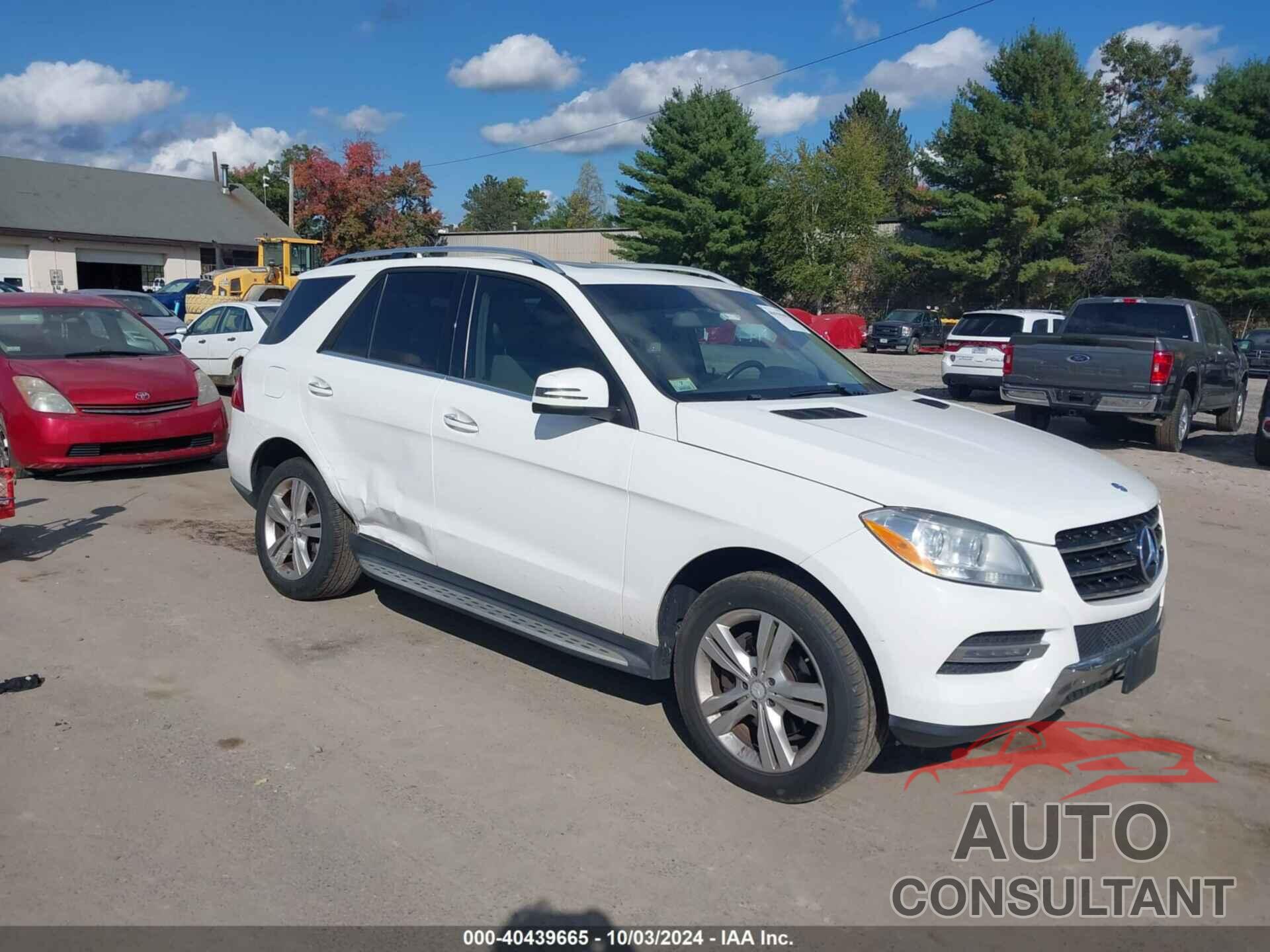 MERCEDES-BENZ ML 350 2015 - 4JGDA5HB9FA545307