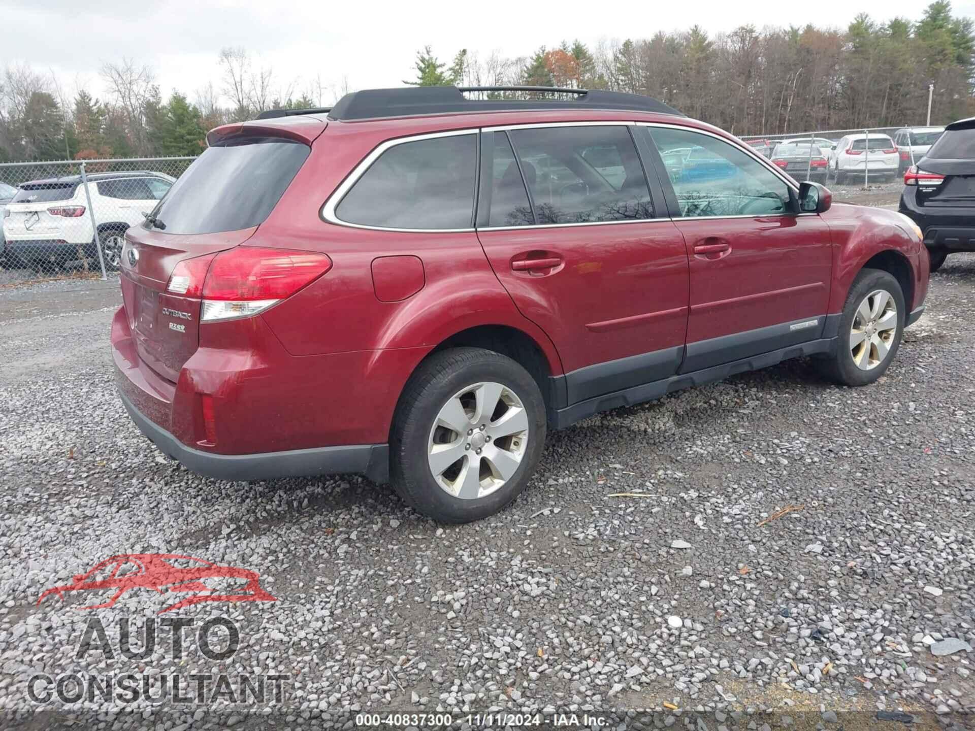 SUBARU OUTBACK 2012 - 4S4BRBCC7C3276139