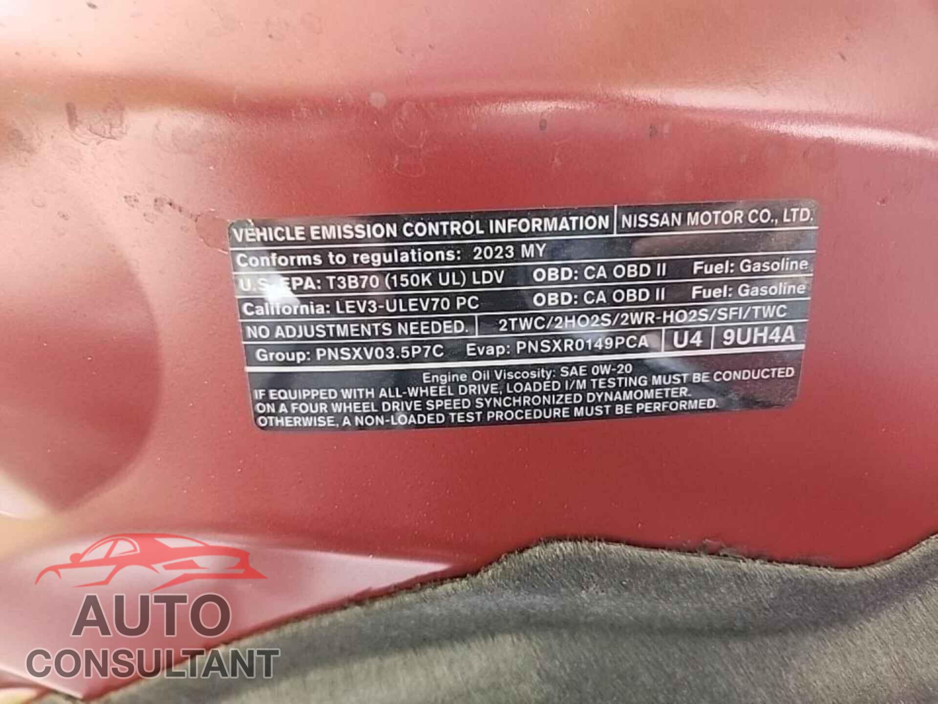 NISSAN MURANO 2023 - 5N1AZ2BS8PC112795
