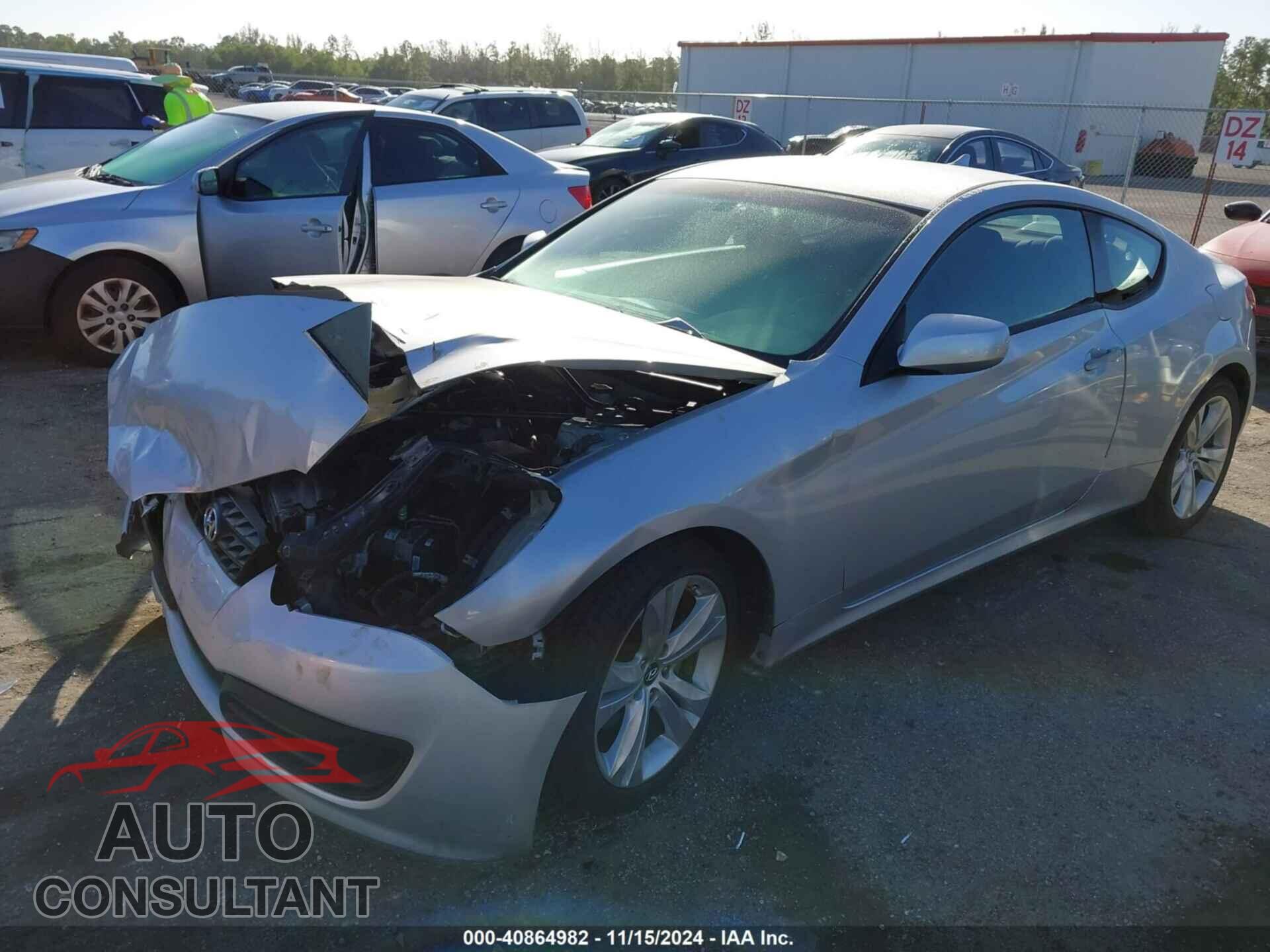 HYUNDAI GENESIS 2011 - KMHHT6KD8BU048060