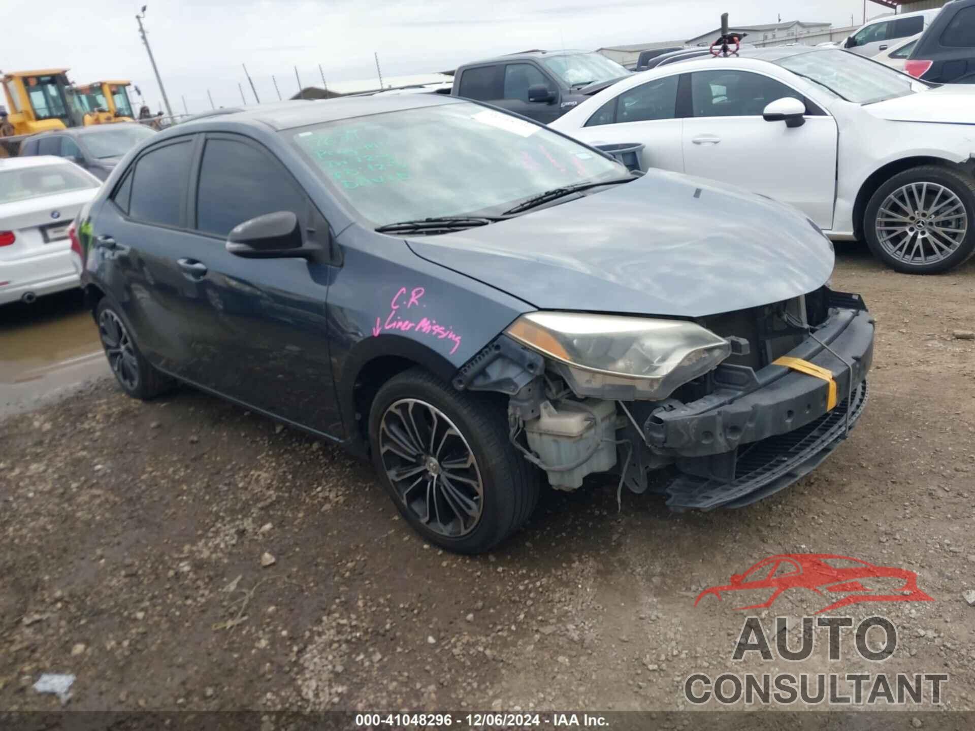 TOYOTA COROLLA 2016 - 2T1BURHE1GC535811