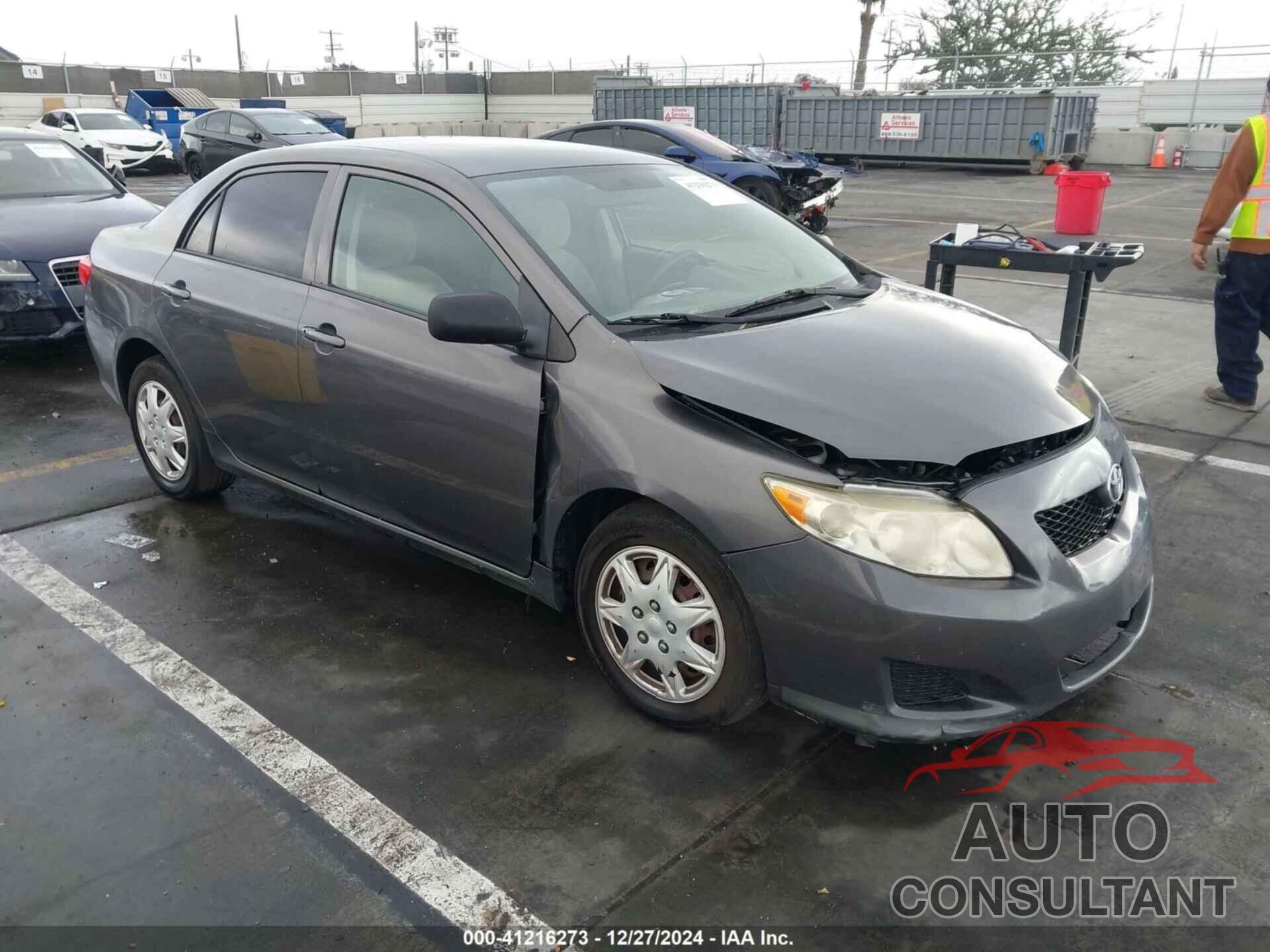 TOYOTA COROLLA 2009 - JTDBL40E59J022988