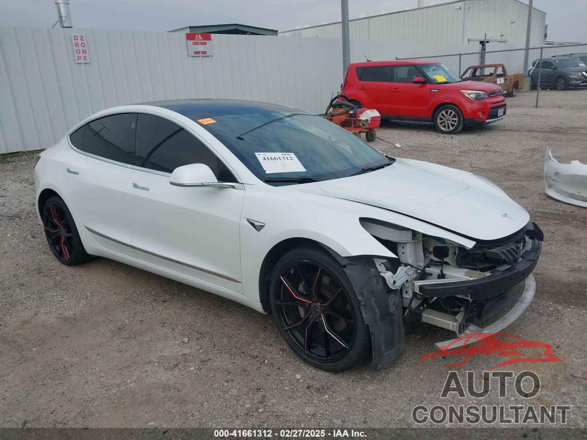 TESLA MODEL 3 2019 - 5YJ3E1EA8KF472540