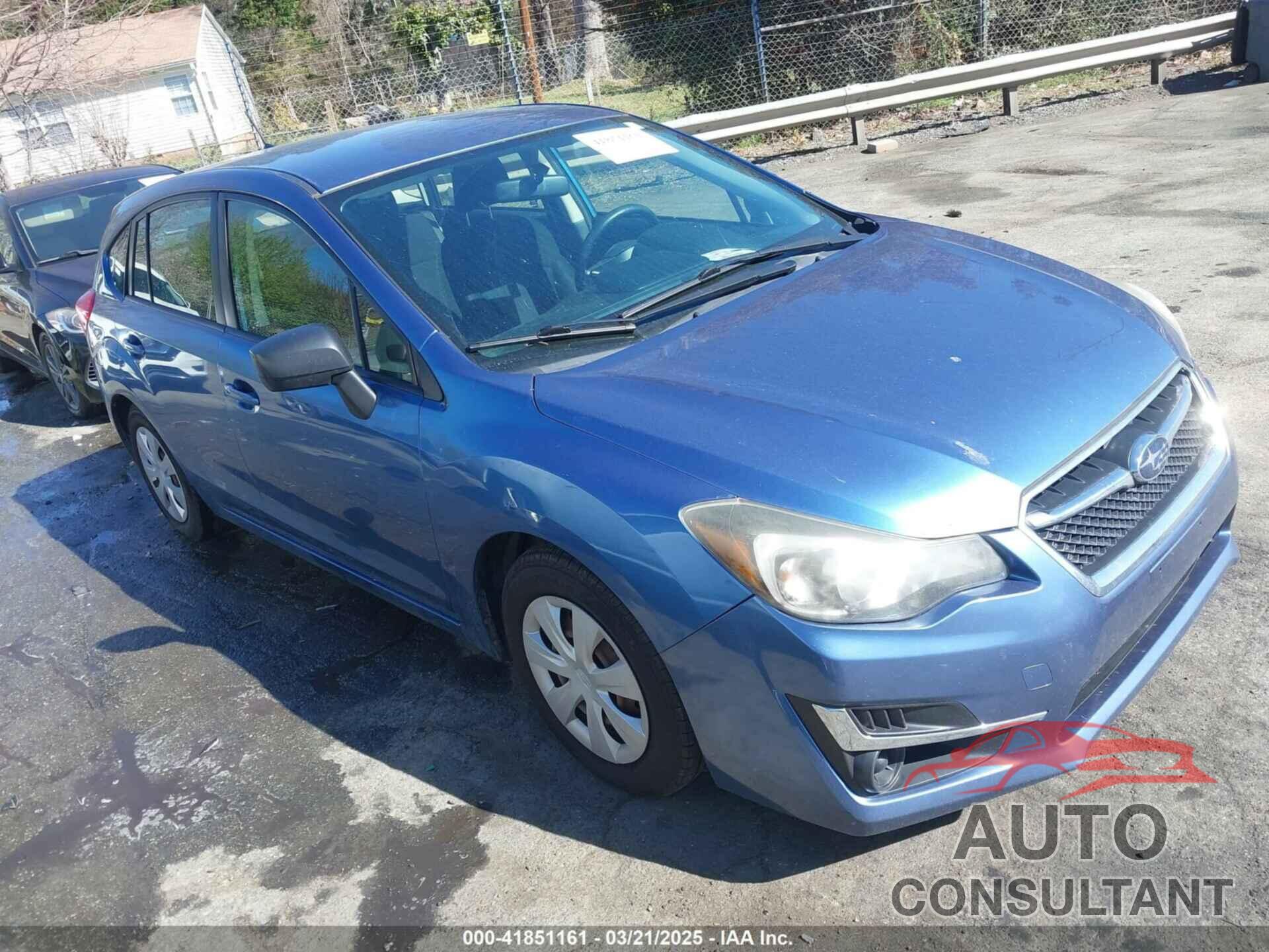 SUBARU IMPREZA 2015 - JF1GPAA6XFH243107