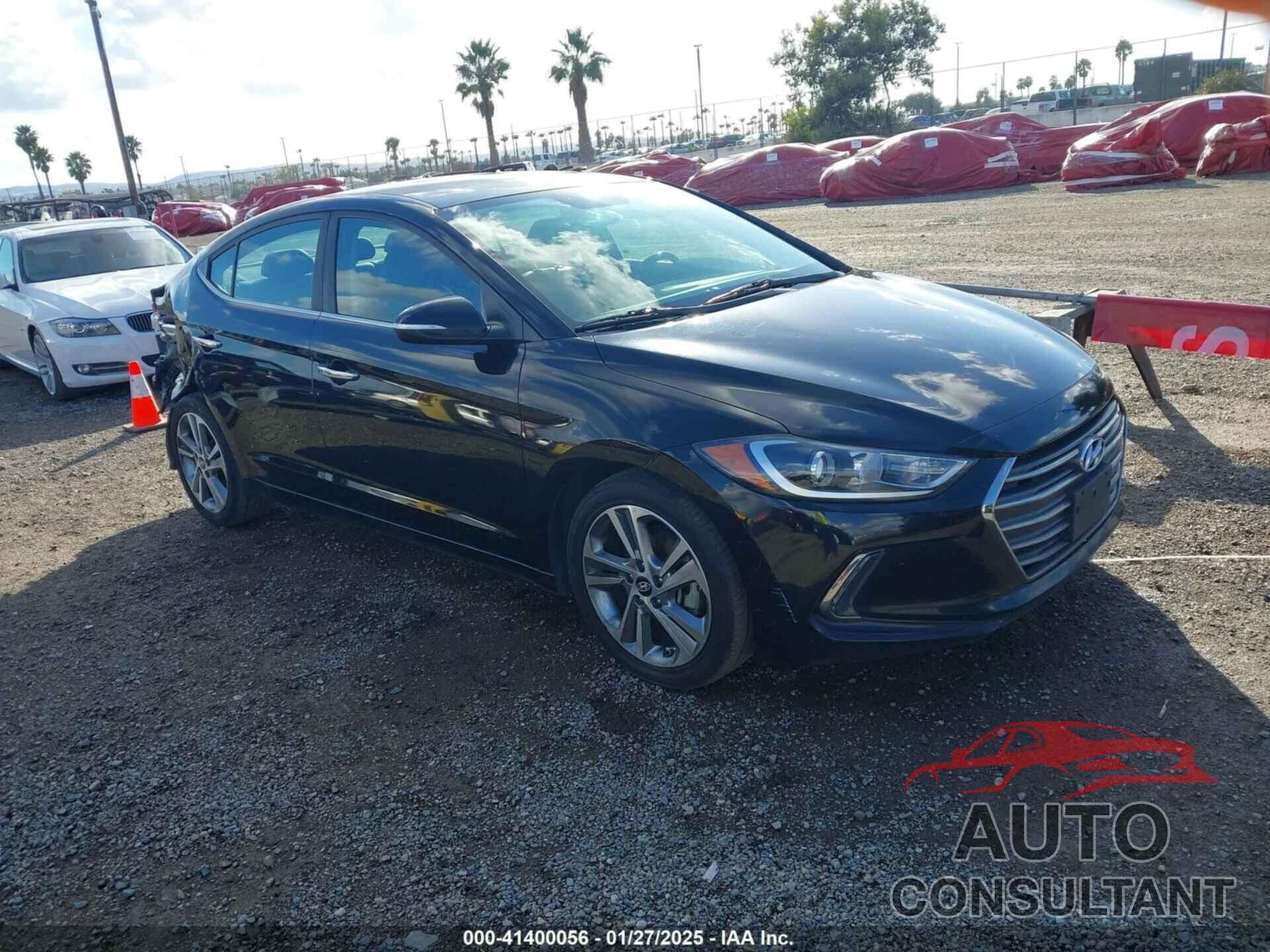 HYUNDAI ELANTRA 2017 - KMHD84LF5HU185986