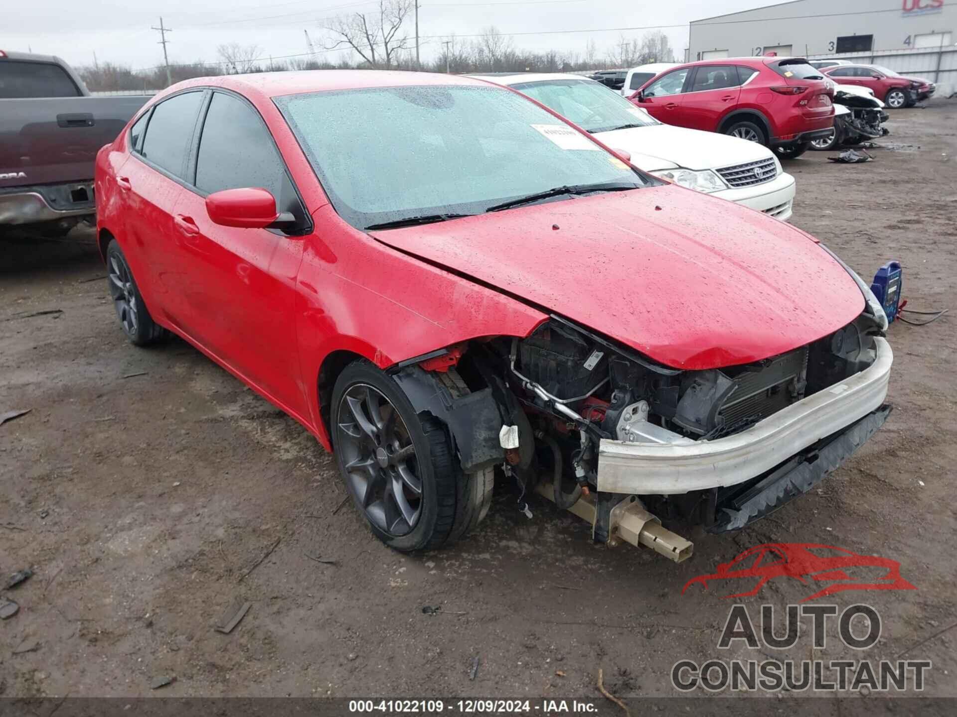 DODGE DART 2016 - 1C3CDFAA9GD680015