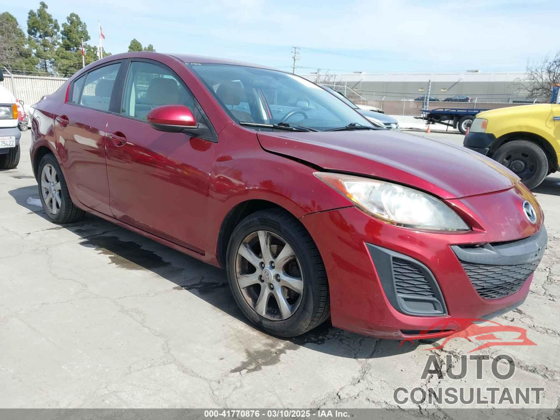 MAZDA MAZDA3 2011 - JM1BL1VG4B1428629