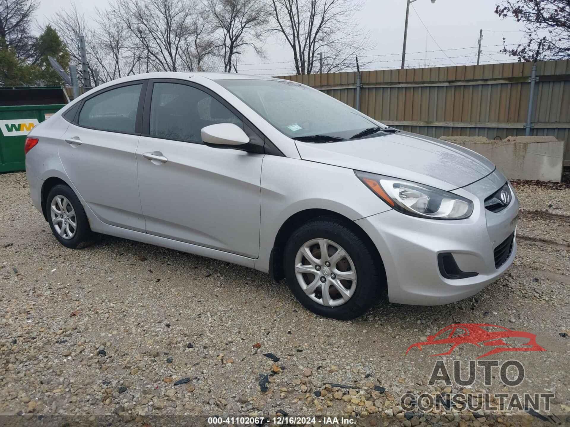 HYUNDAI ACCENT 2013 - KMHCT4AE0DU298100