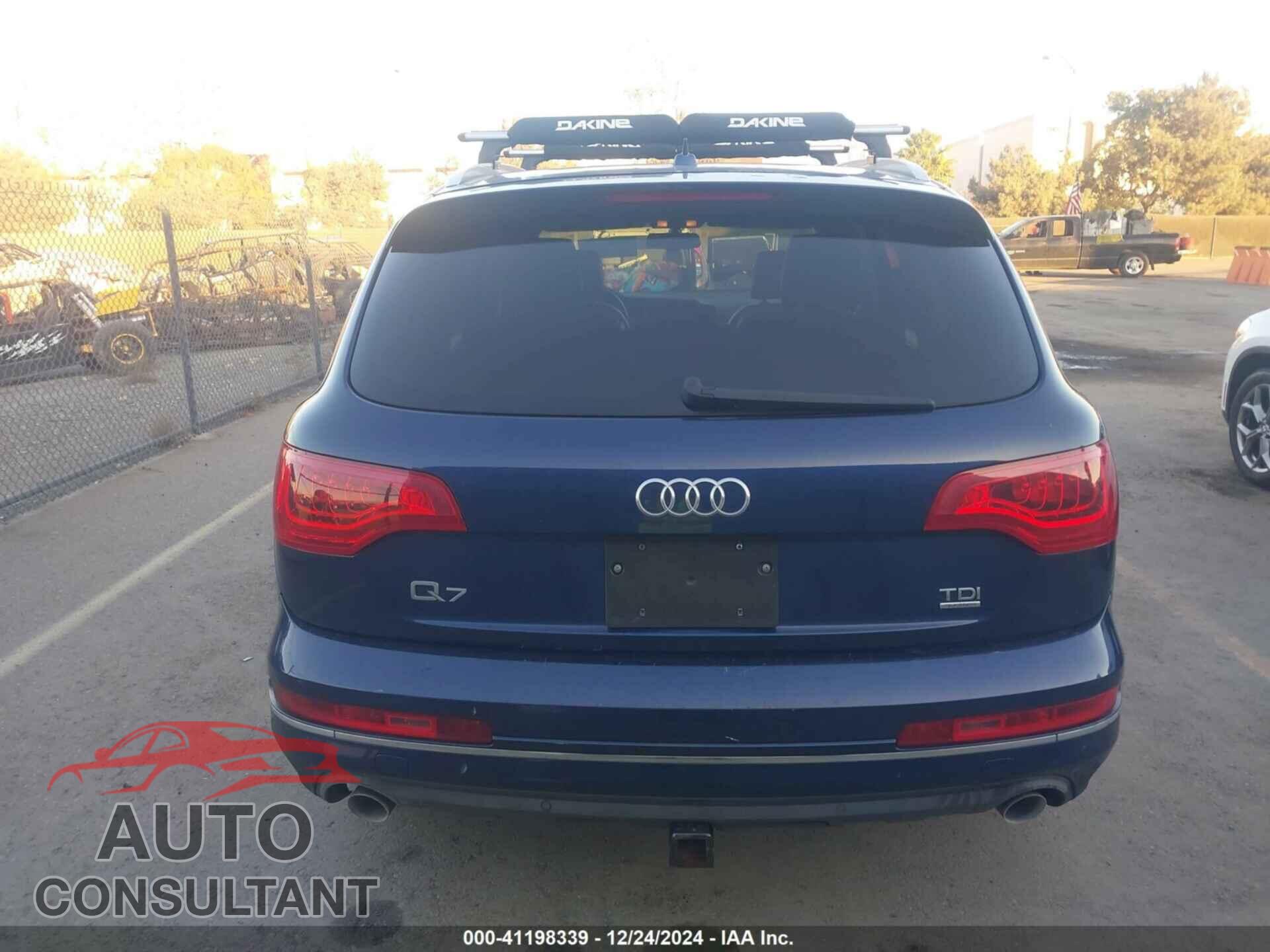 AUDI Q7 2012 - WA1VMAFE2CD002147