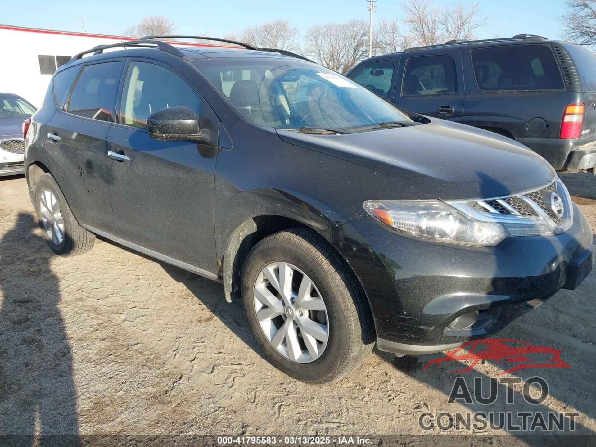 NISSAN MURANO 2012 - JN8AZ1MW5CW228418