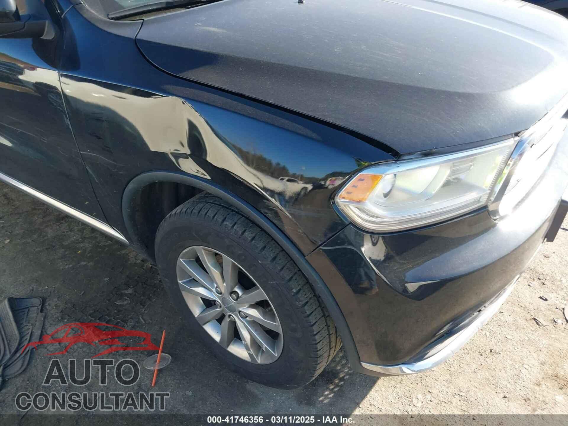 DODGE DURANGO 2017 - 1C4RDJAG0HC627305