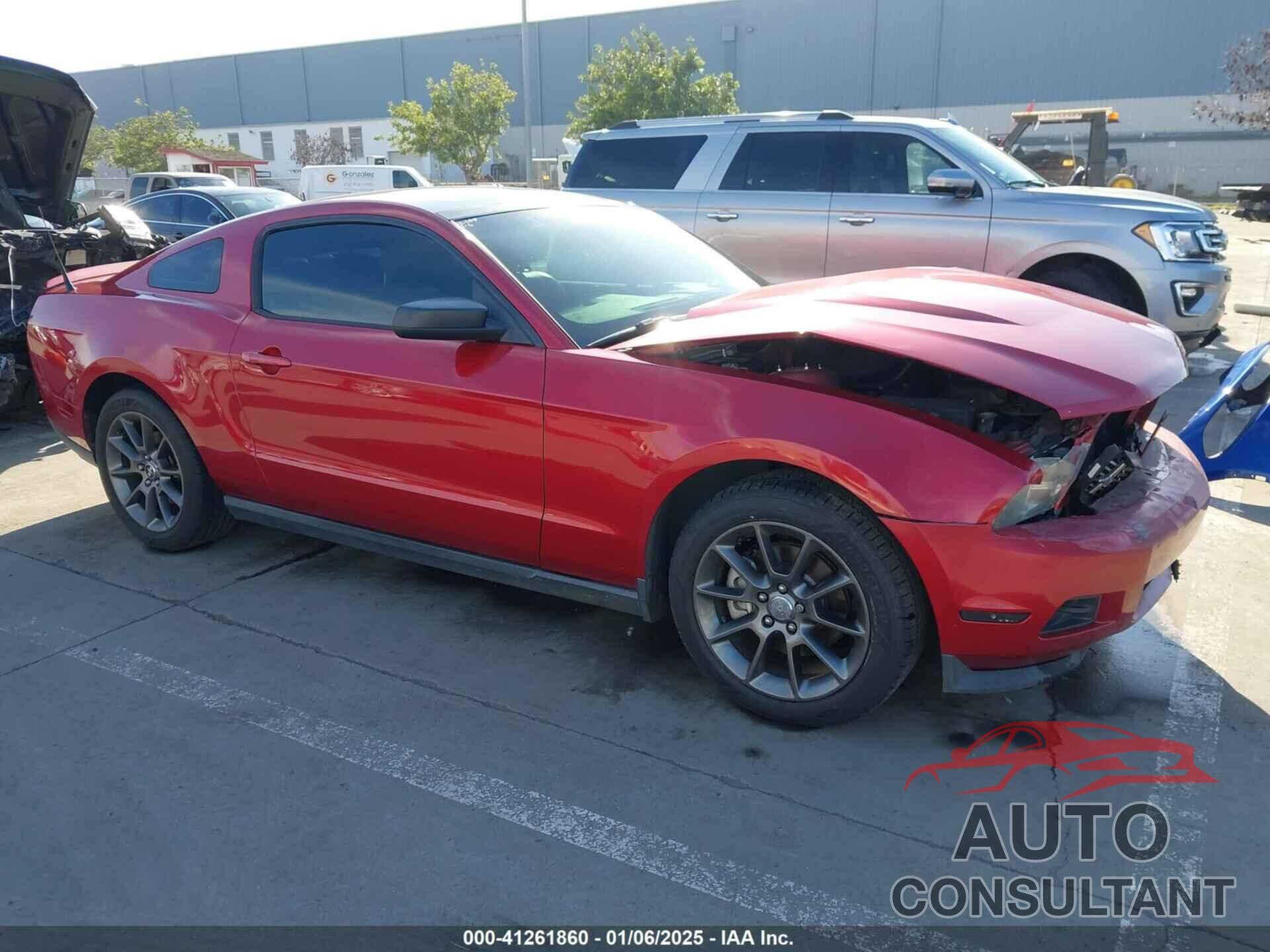 FORD MUSTANG 2011 - 1ZVBP8AM8B5156360