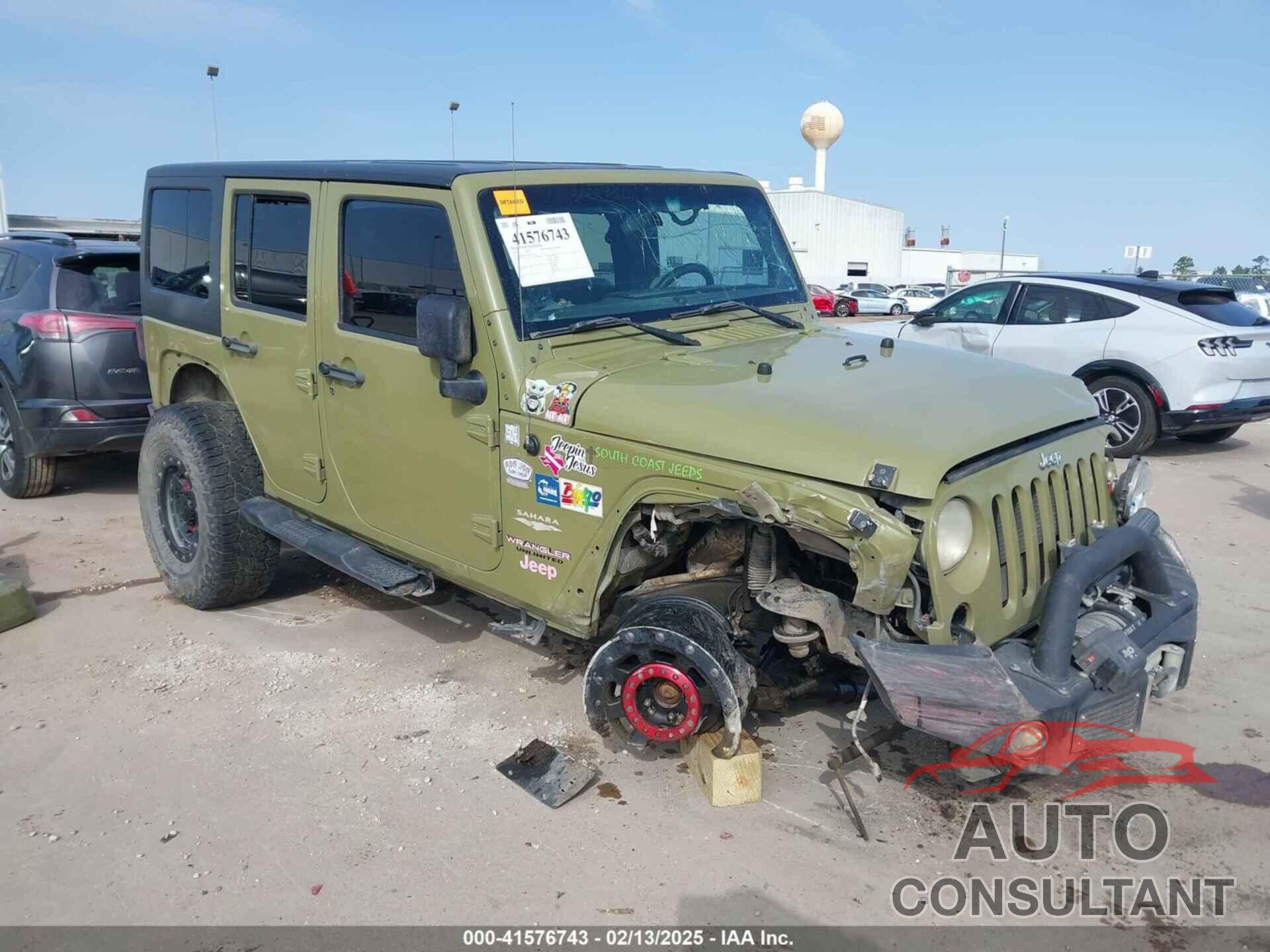 JEEP WRANGLER UNLIMITED 2013 - 1C4BJWEG8DL704658