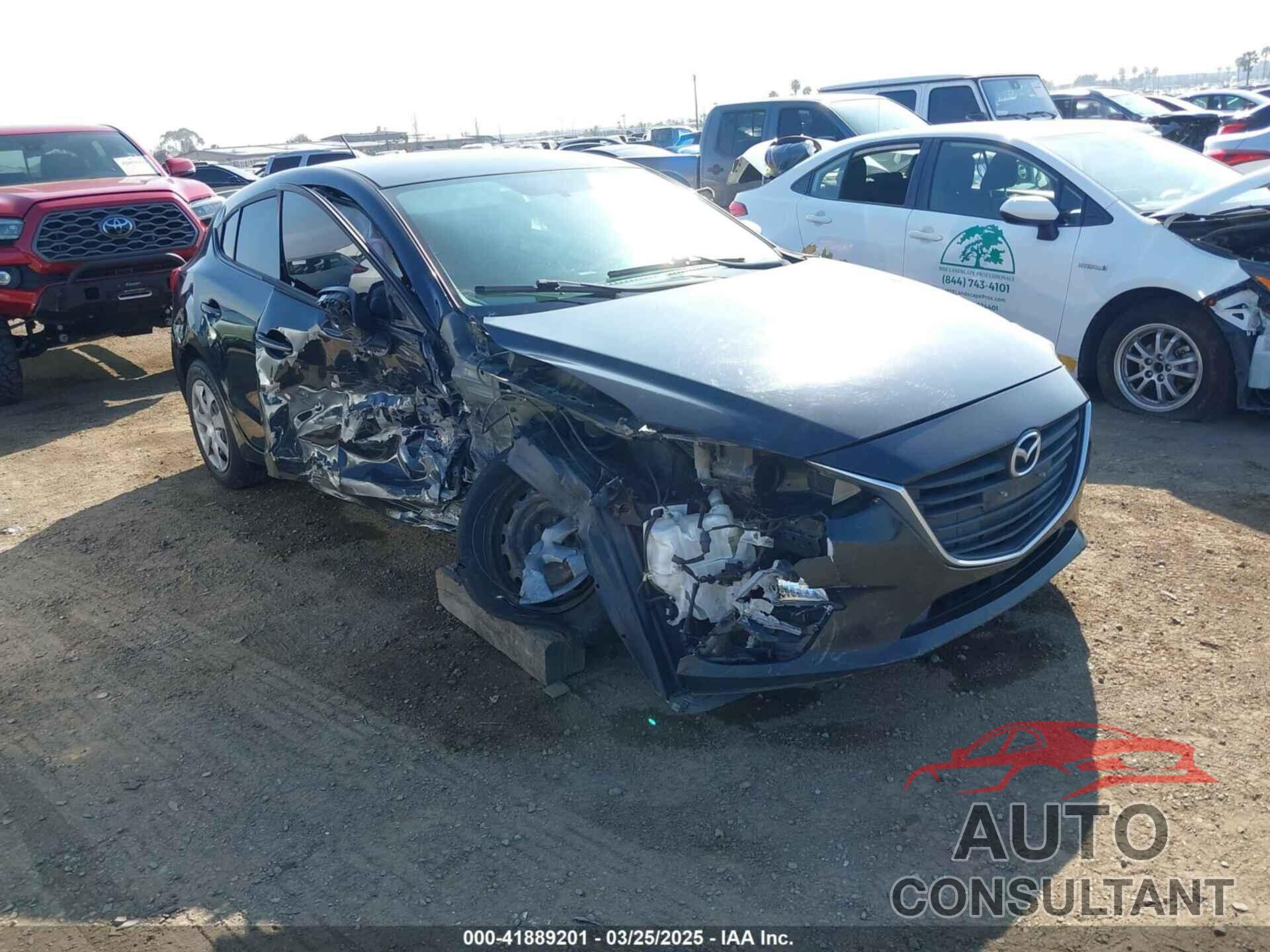MAZDA MAZDA3 2014 - JM1BM1K75E1190179