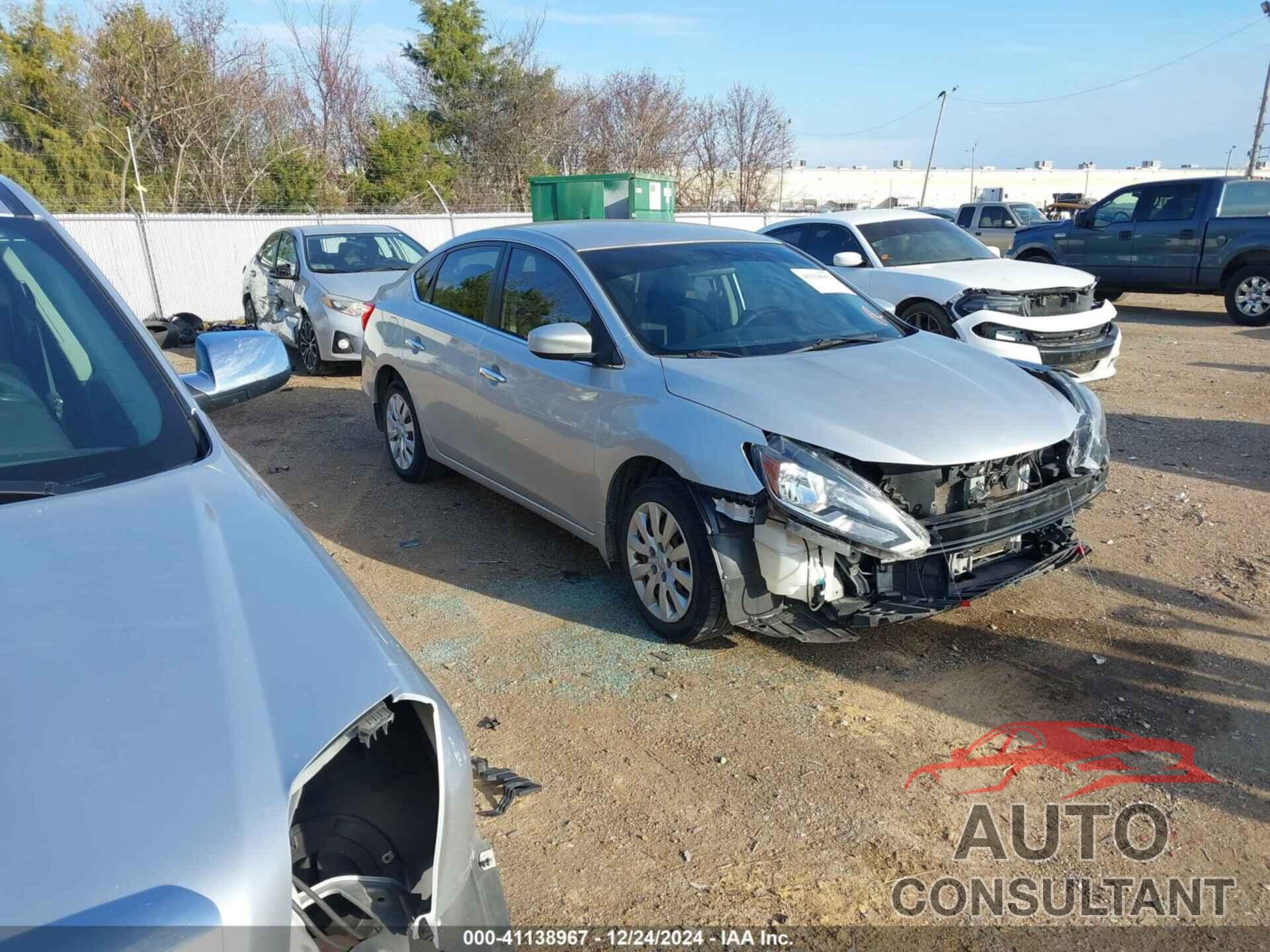 NISSAN SENTRA 2018 - 3N1AB7AP4JY345237