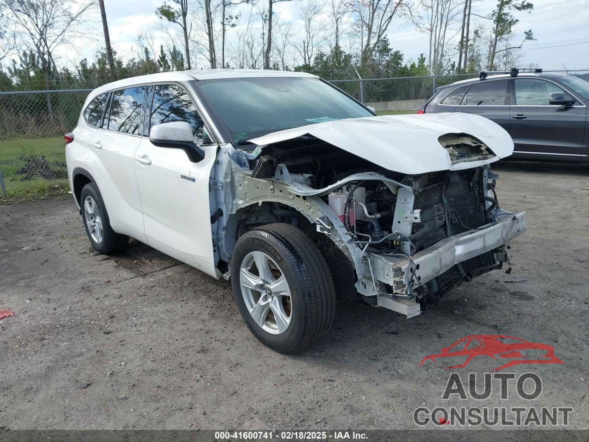 TOYOTA HIGHLANDER 2021 - 5TDZARAH6MS504147