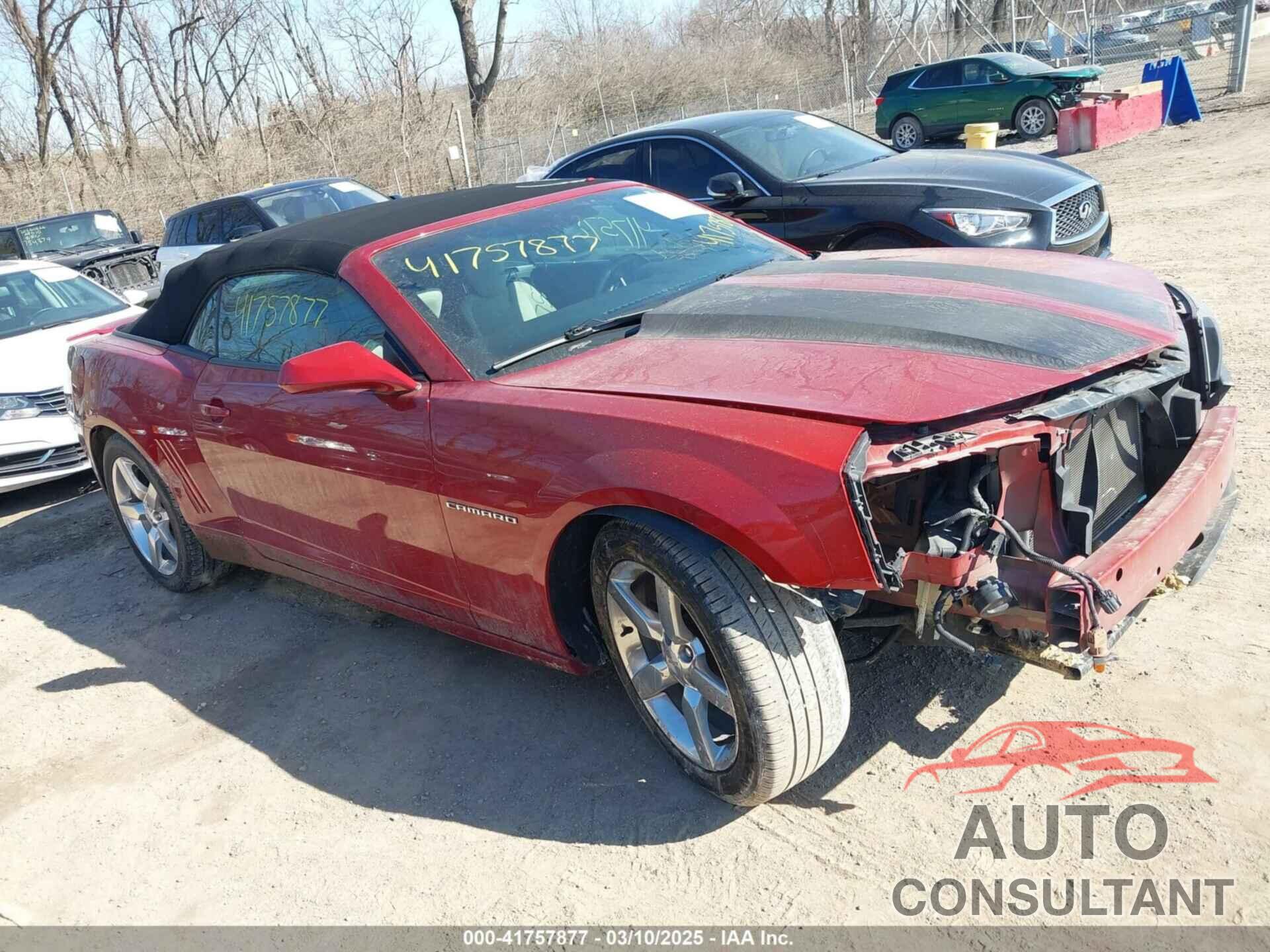 CHEVROLET CAMARO 2014 - 2G1FB3D37E9299003