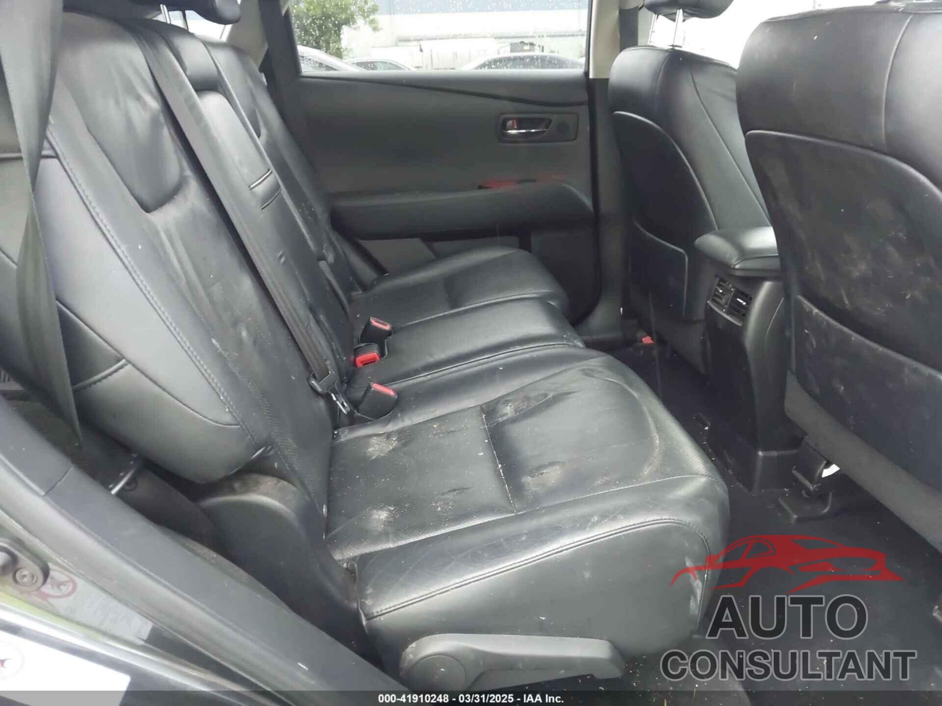 LEXUS RX 450H 2010 - JTJBC1BA7A2415024