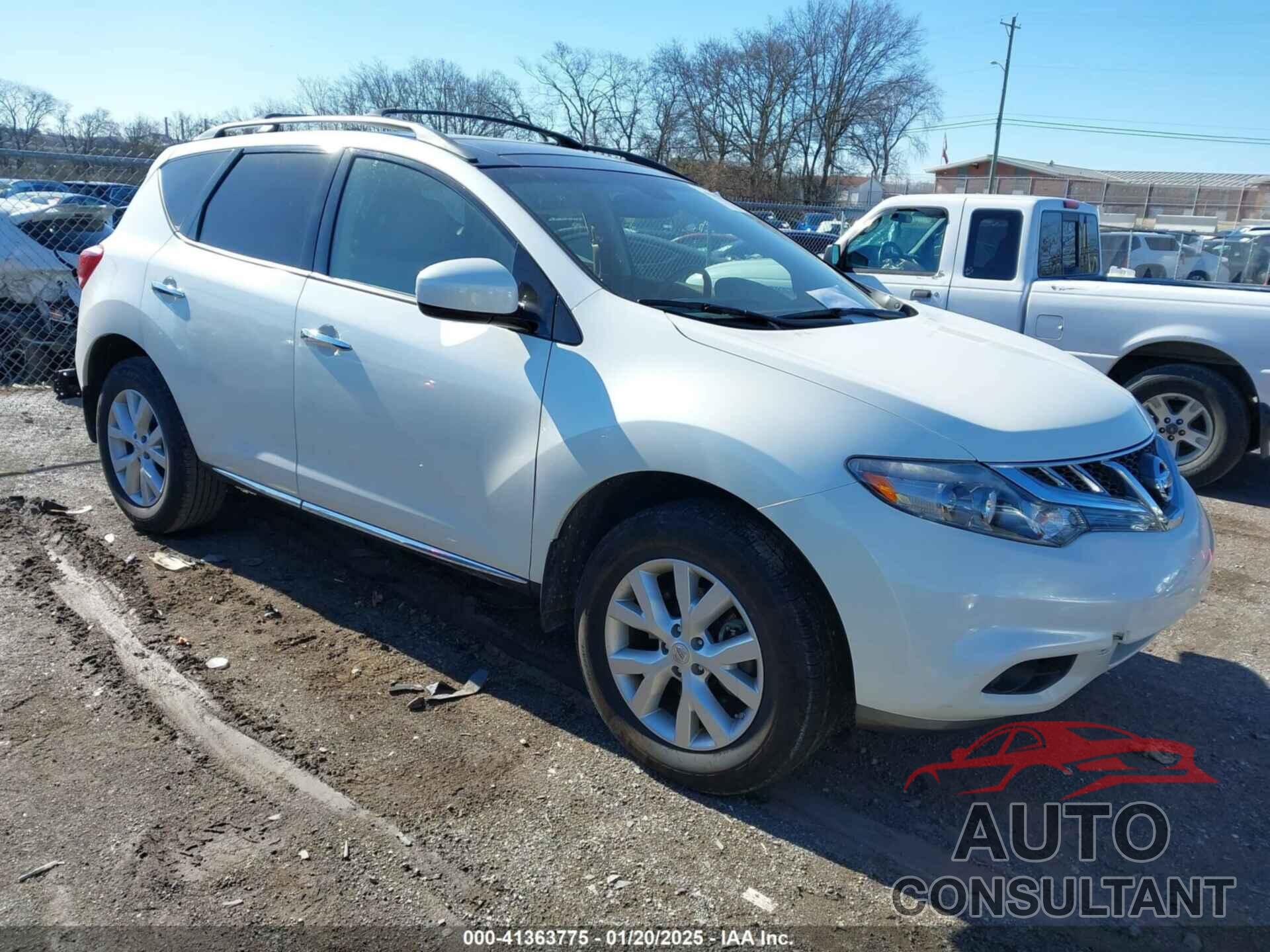 NISSAN MURANO 2013 - JN8AZ1MU6DW201387