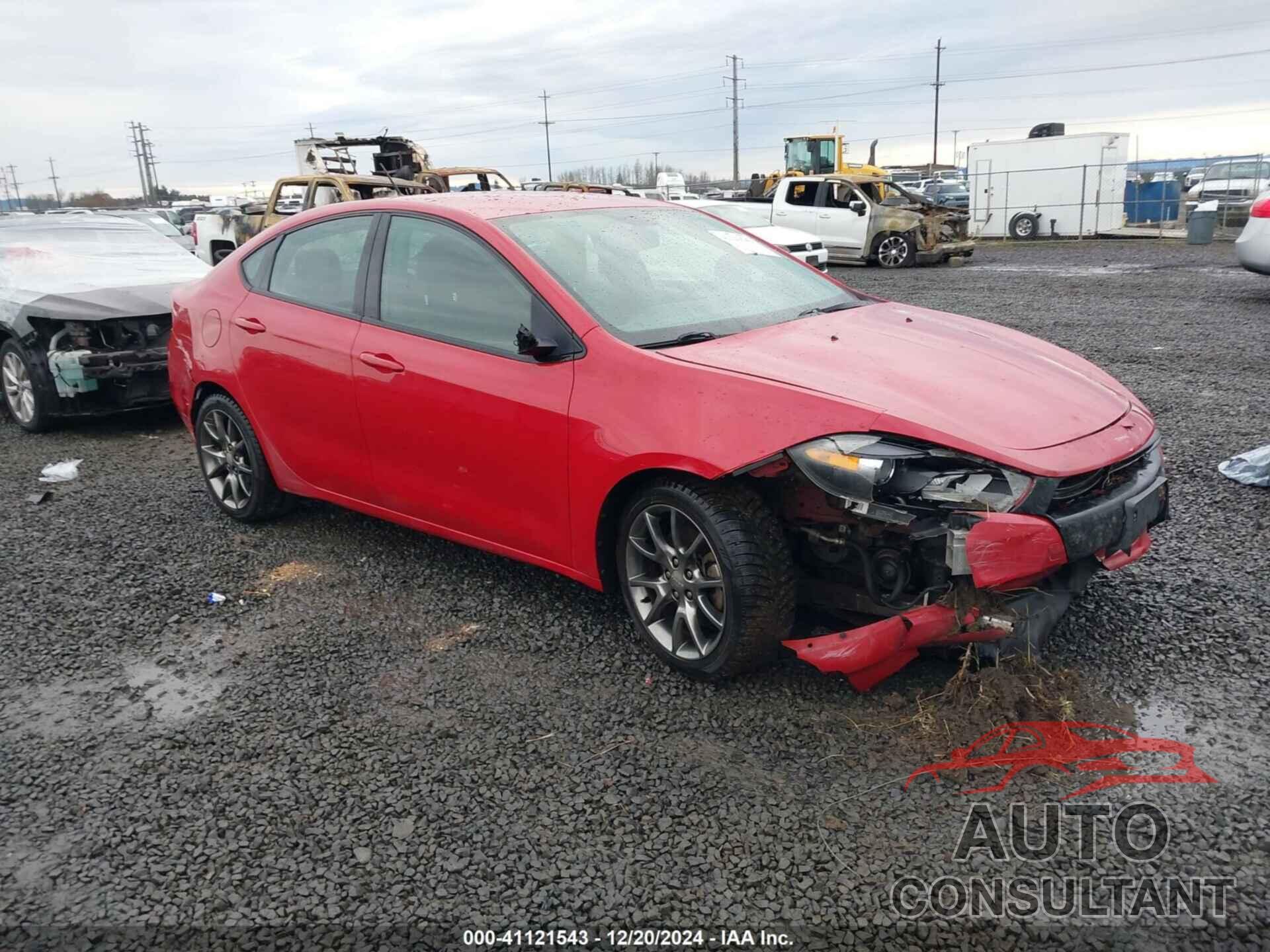 DODGE DART 2013 - 1C3CDFBA2DD344880