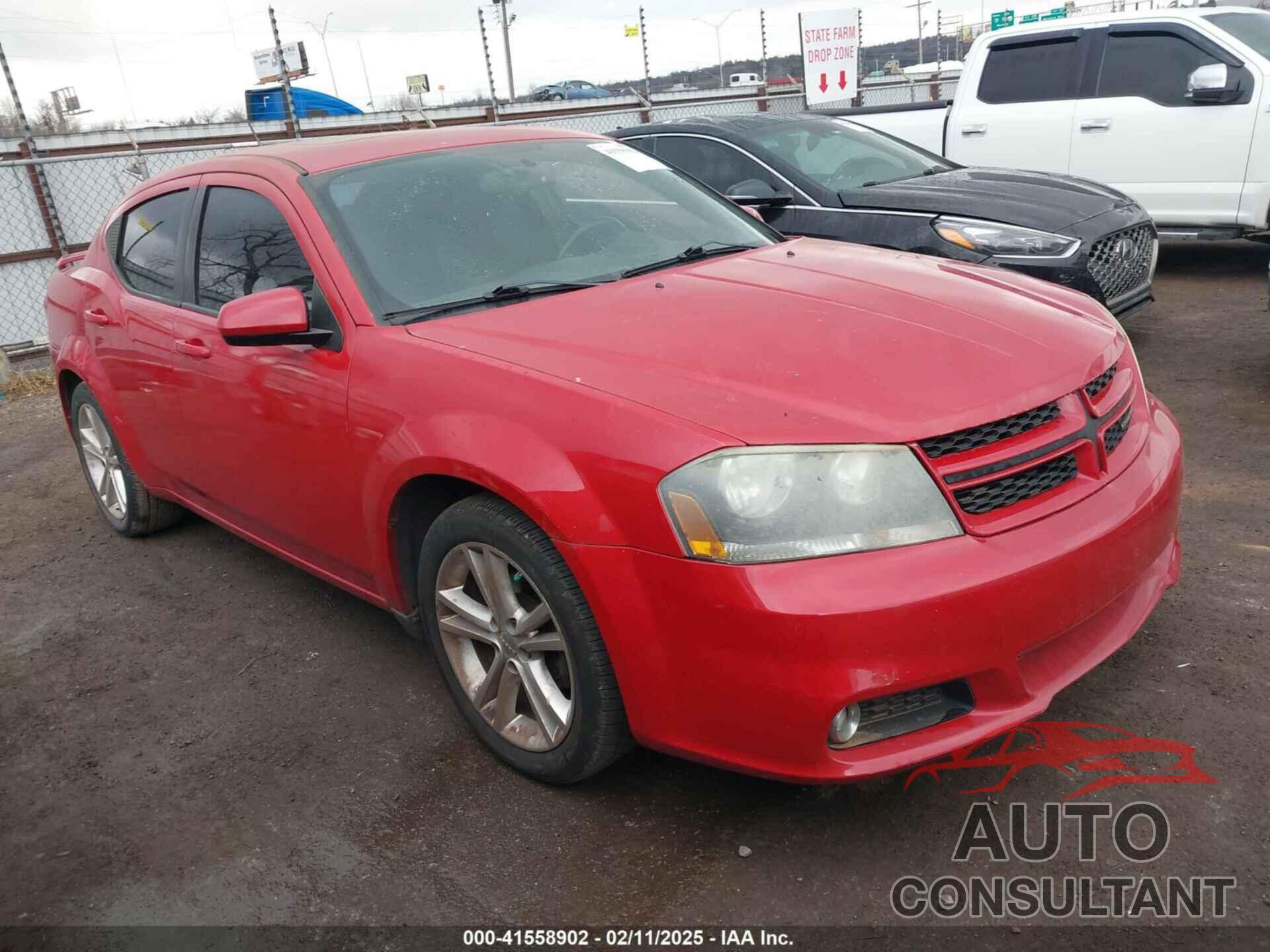 DODGE AVENGER 2013 - 1C3CDZCB9DN635234