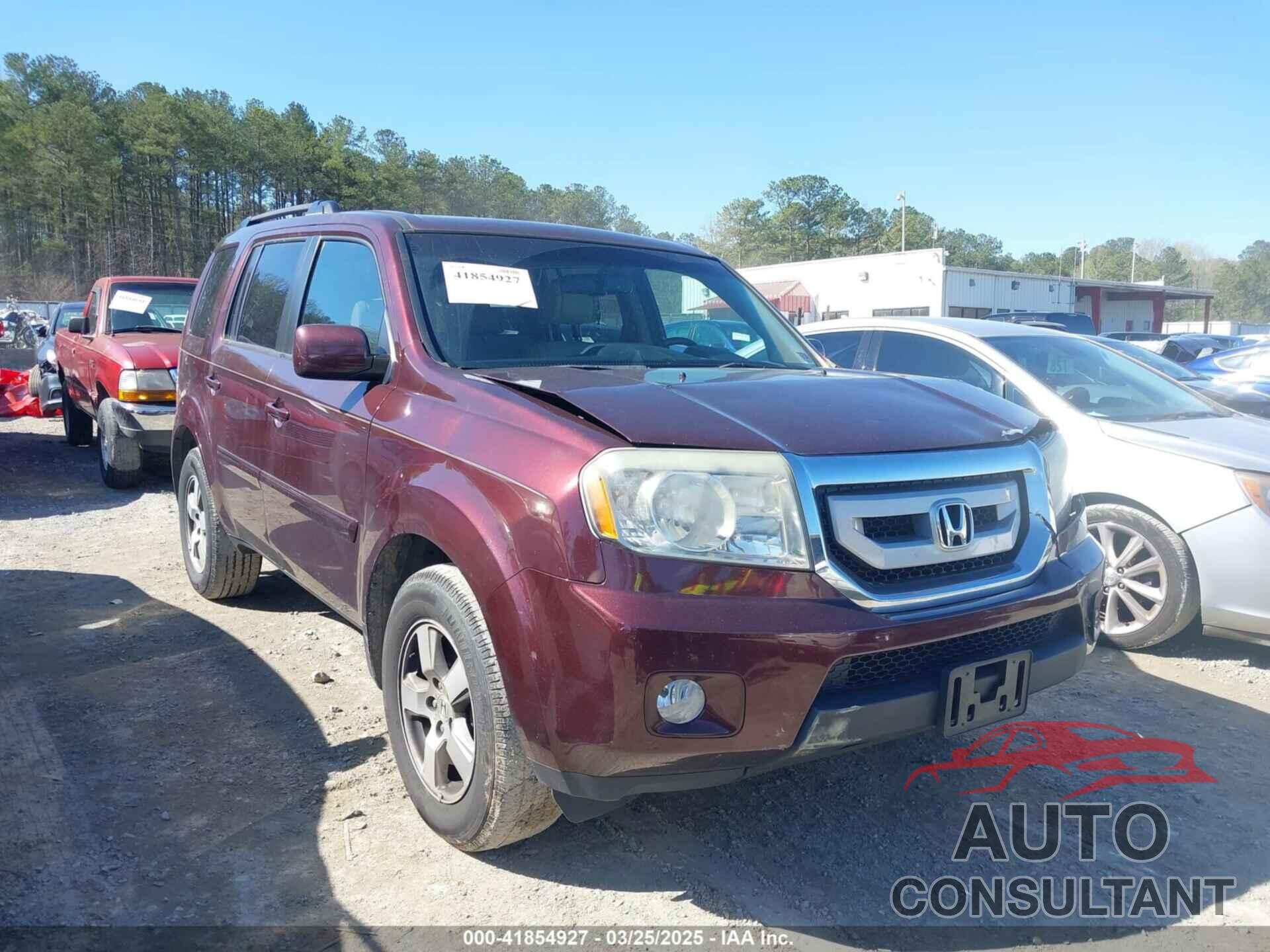 HONDA PILOT 2011 - 5FNYF4H76BB024124