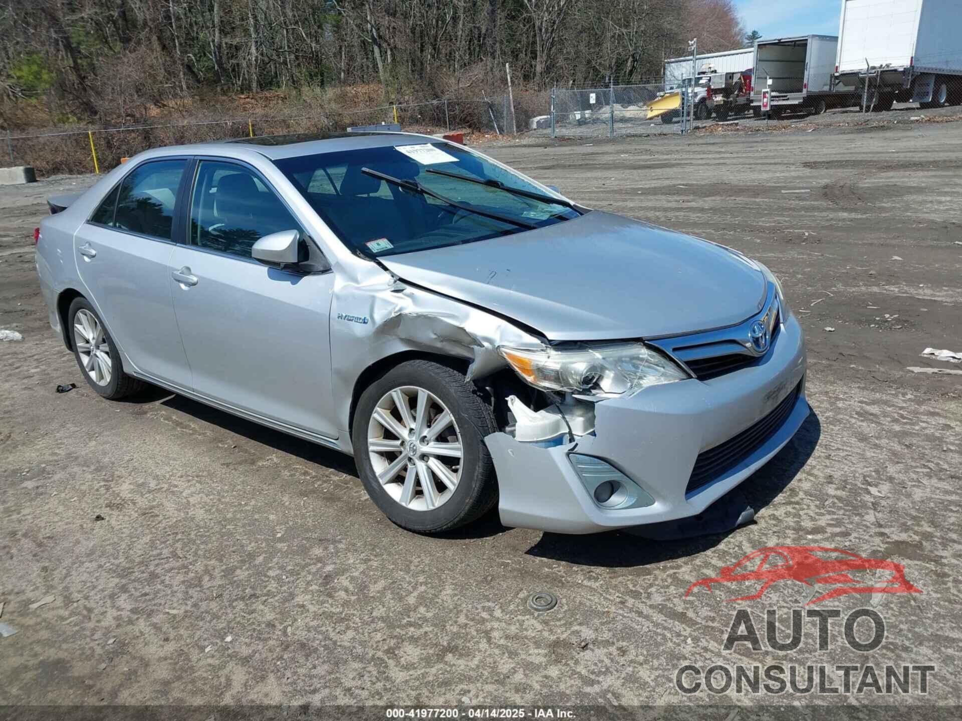 TOYOTA CAMRY HYBRID 2012 - 4T1BD1FK7CU038099
