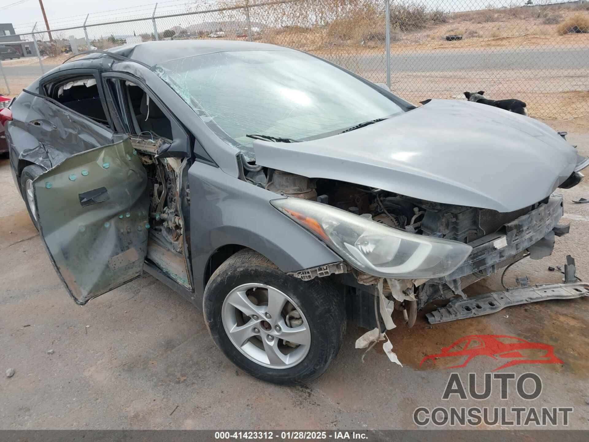 HYUNDAI ELANTRA 2014 - 5NPDH4AE1EH483729