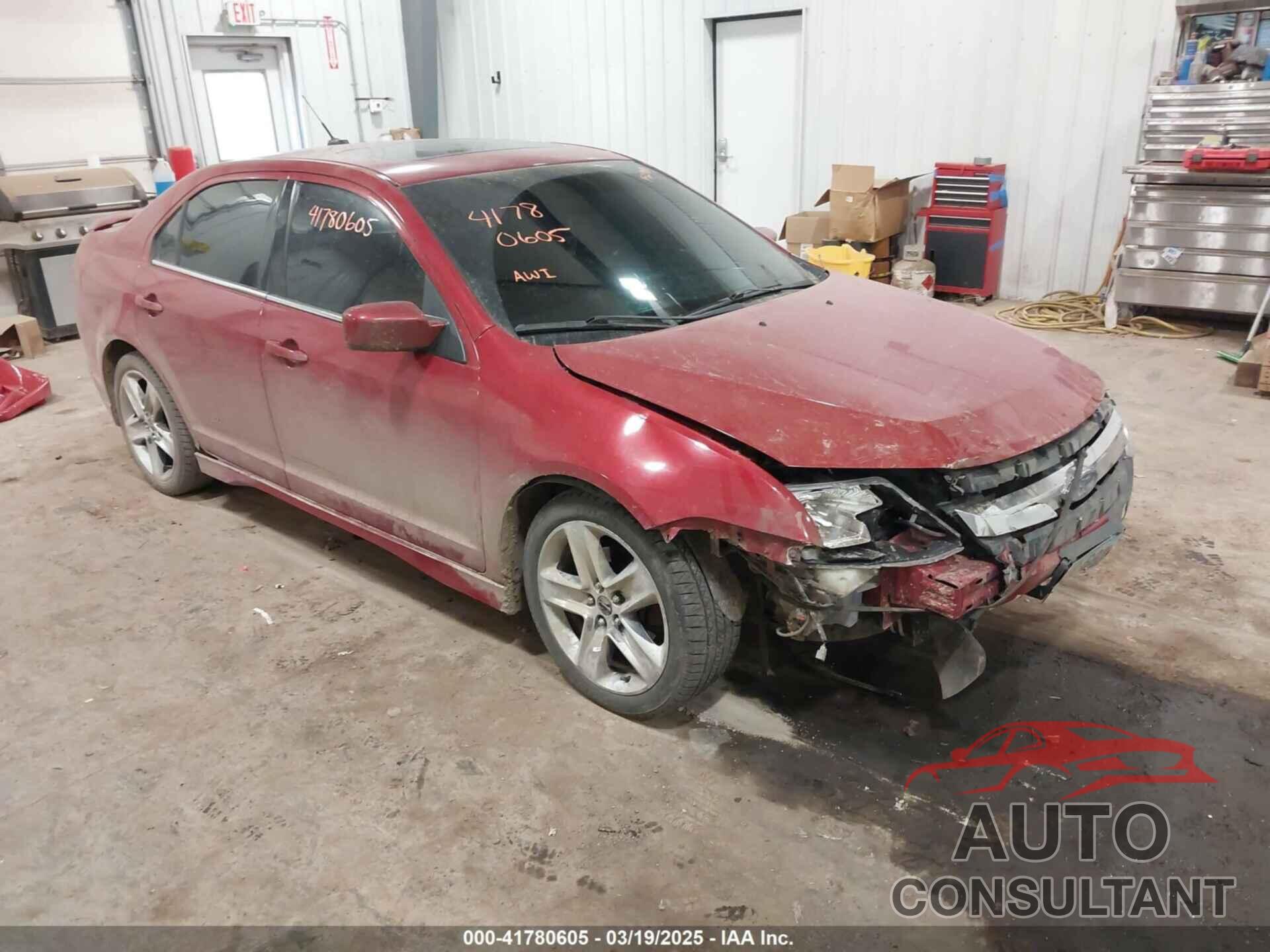 FORD FUSION 2010 - 3FAHP0KC1AR107104