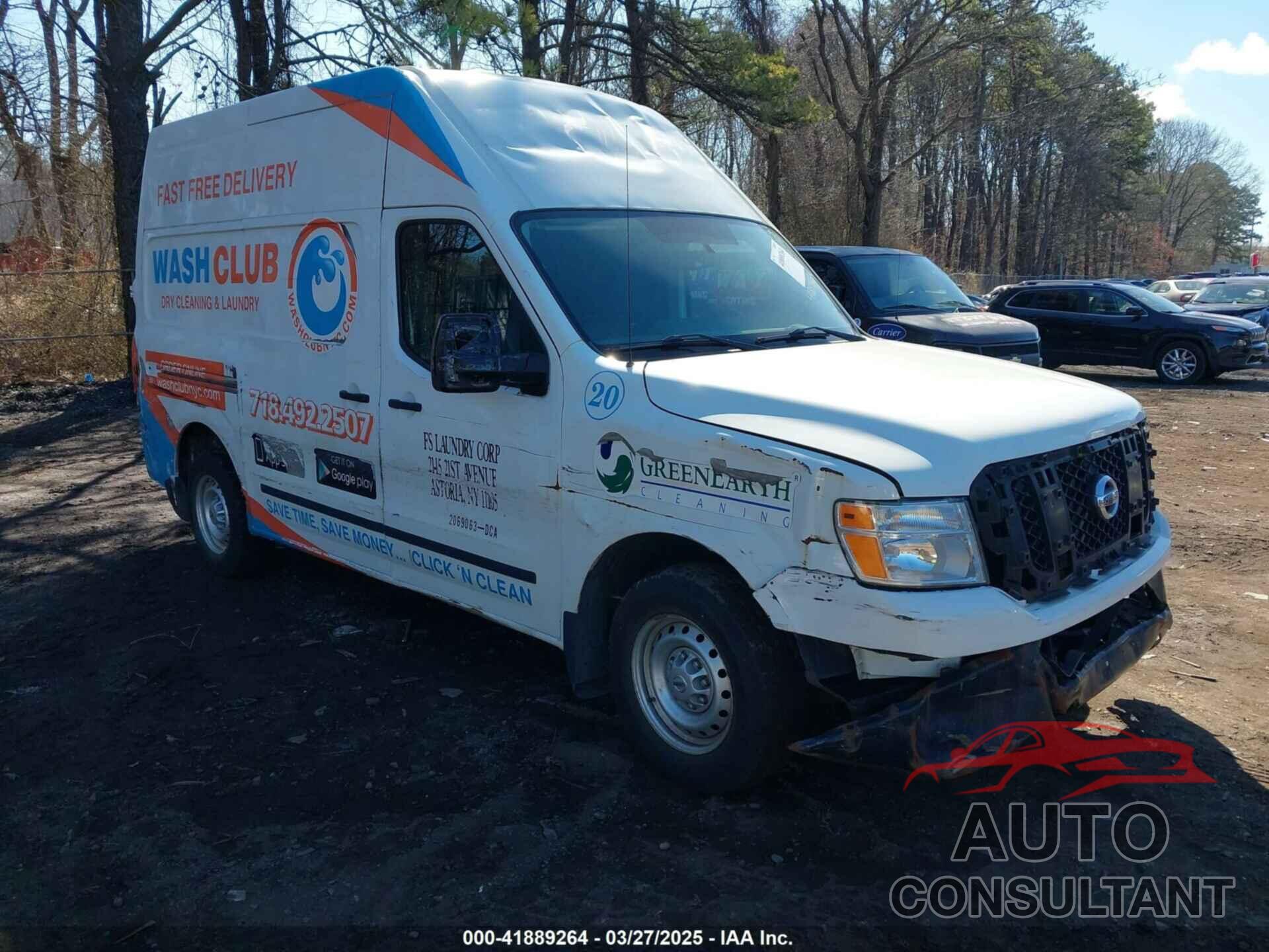 NISSAN NV CARGO NV2500 HD 2016 - 1N6BF0LY1GN811793
