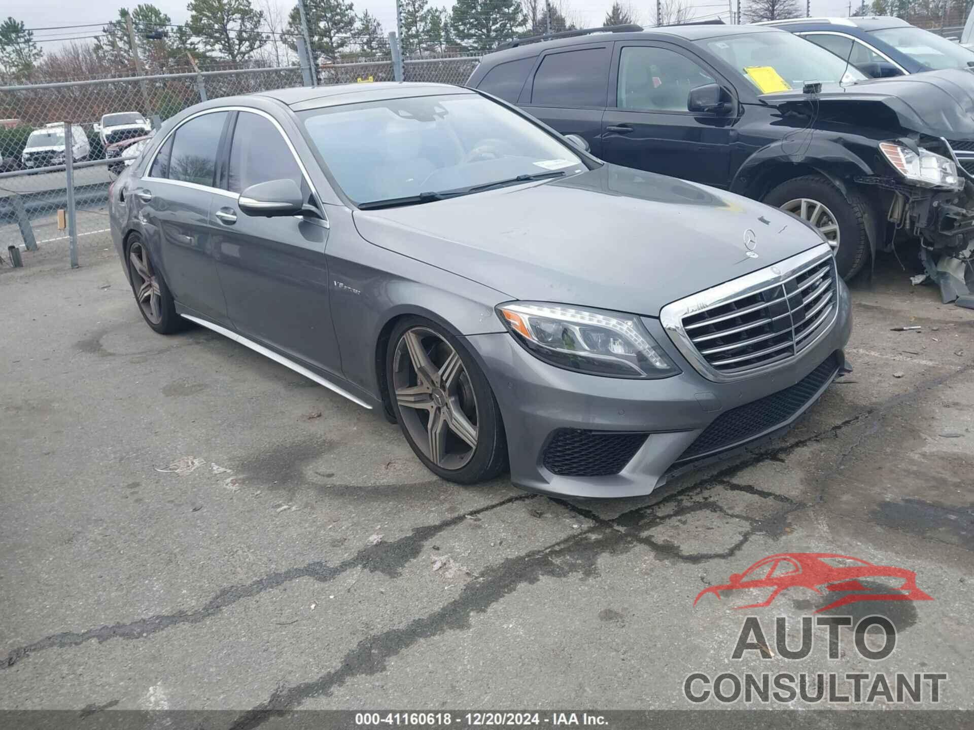 MERCEDES-BENZ AMG S 63 2016 - WDDUG7JB2GA268001