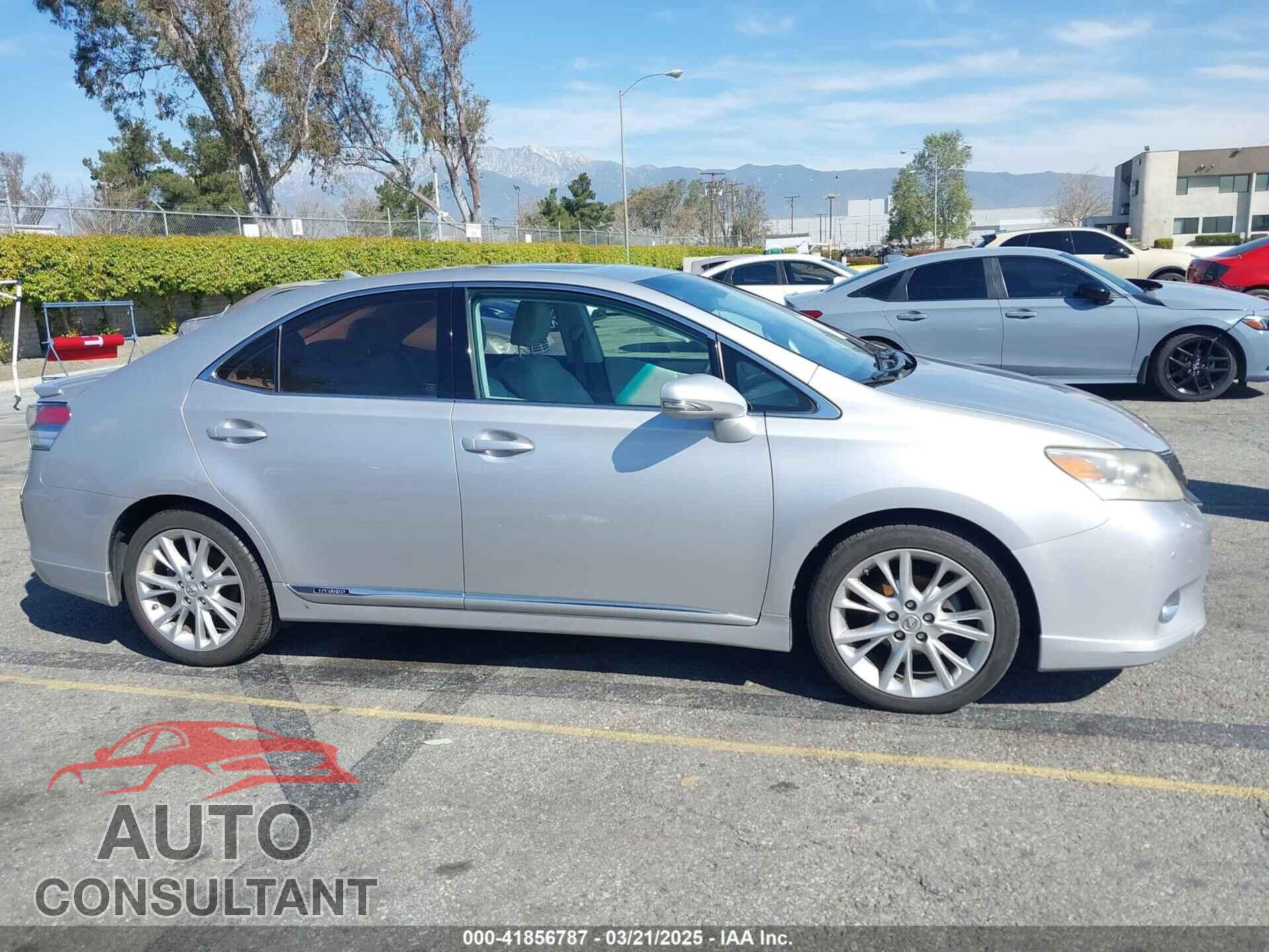 LEXUS HS 250H 2010 - JTHBB1BA9A2000856