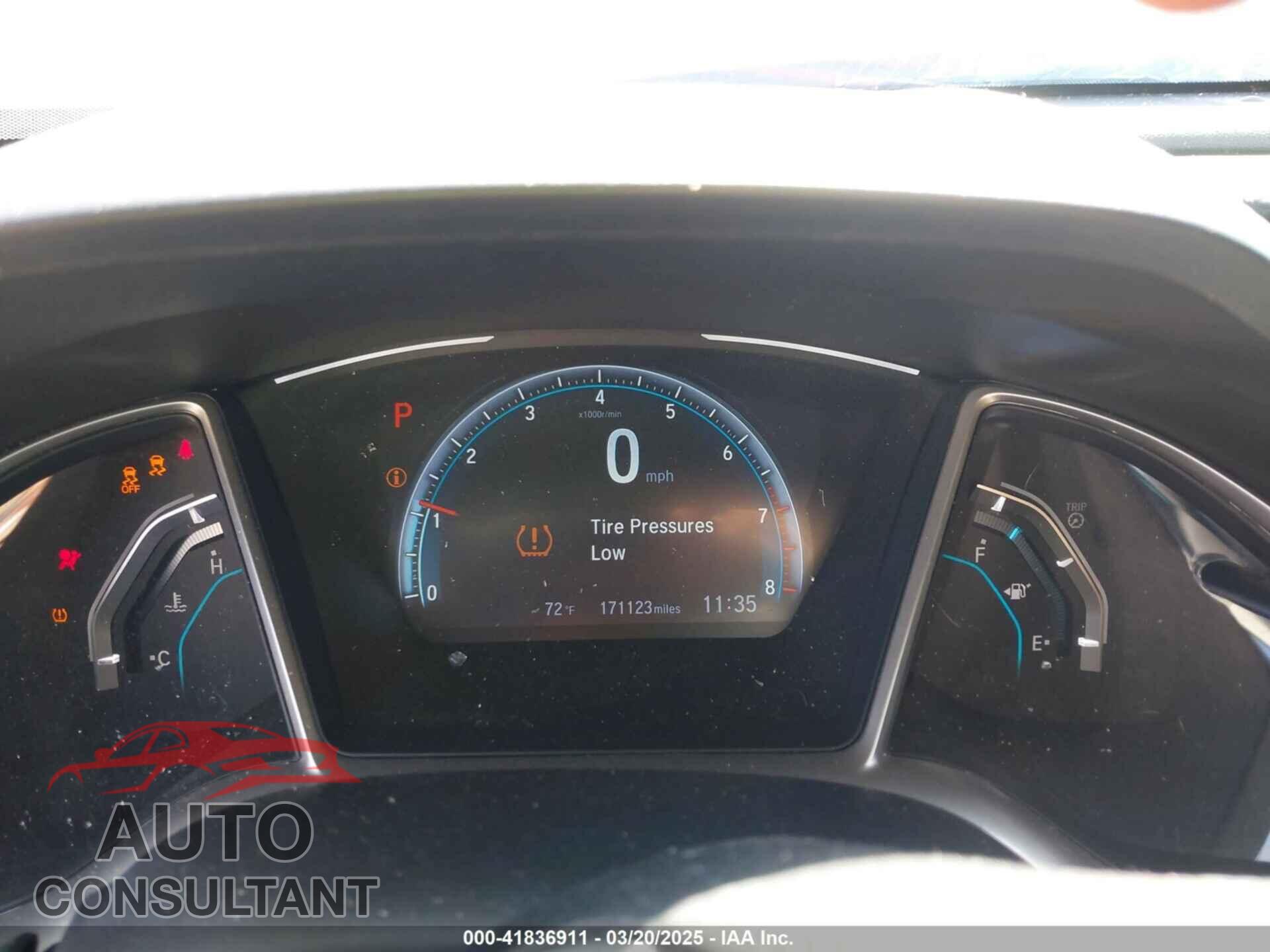 HONDA CIVIC 2017 - 19XFC2F71HE054105