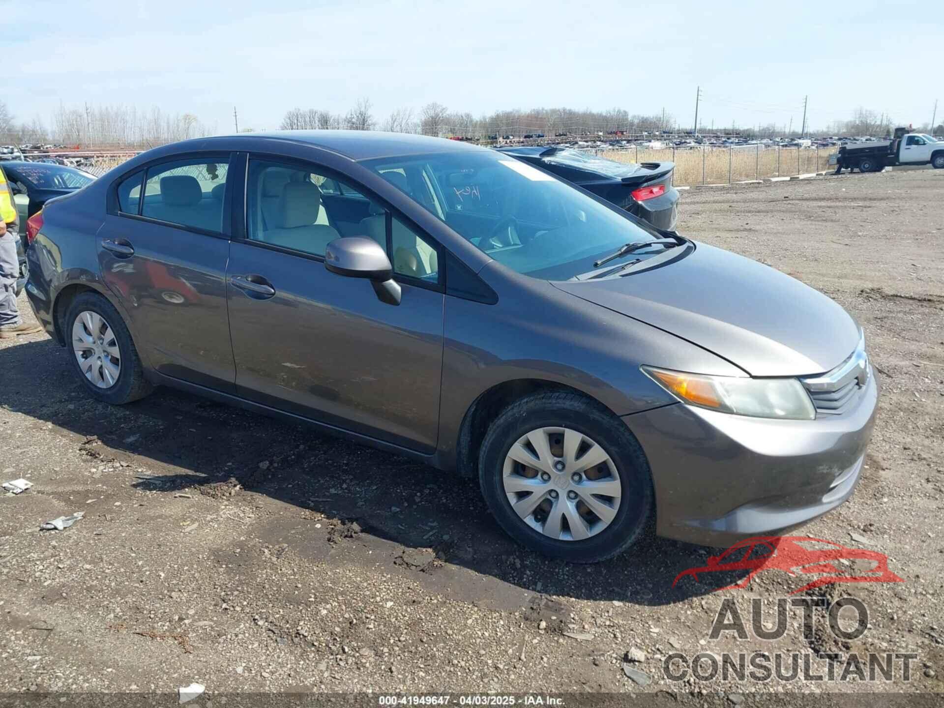 HONDA CIVIC 2012 - 19XFB2F53CE092672
