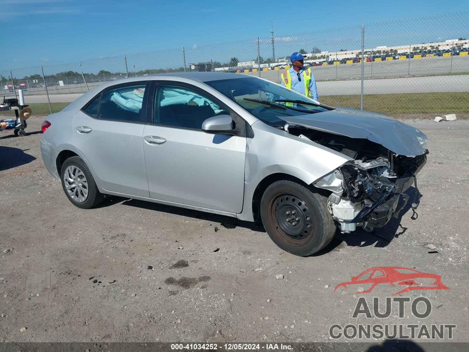 TOYOTA COROLLA 2019 - 2T1BURHEXKC222037