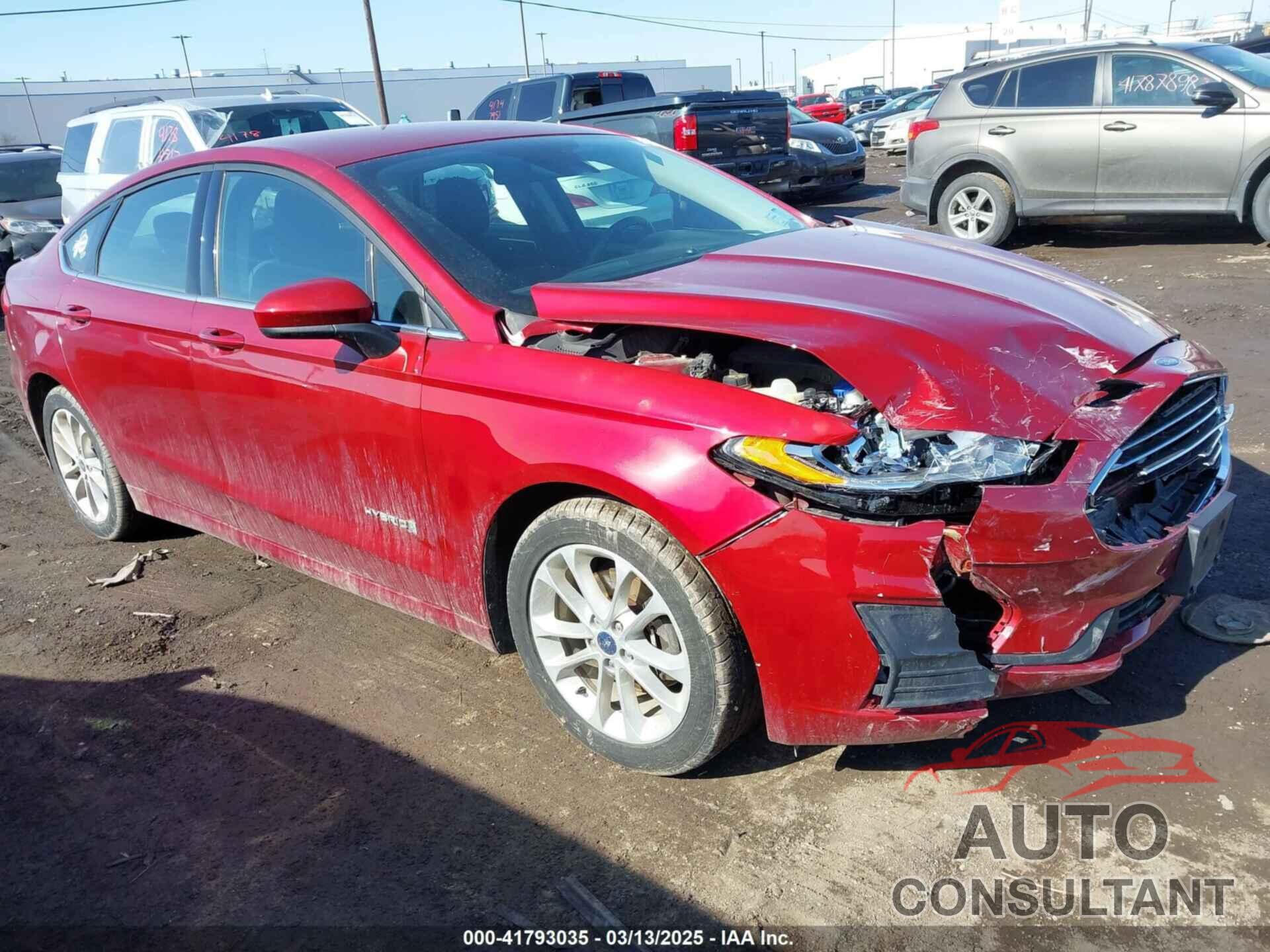 FORD FUSION HYBRID 2019 - 3FA6P0LU7KR102702