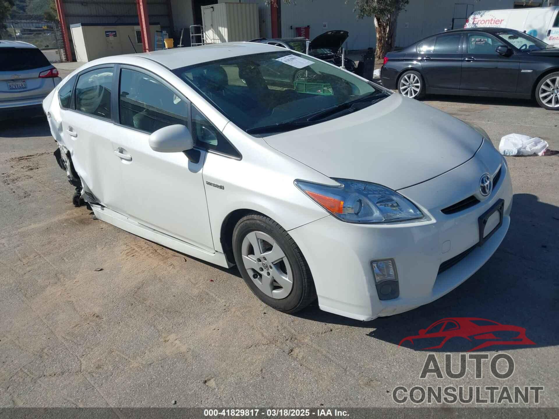 TOYOTA PRIUS 2011 - JTDKN3DU6B0270121