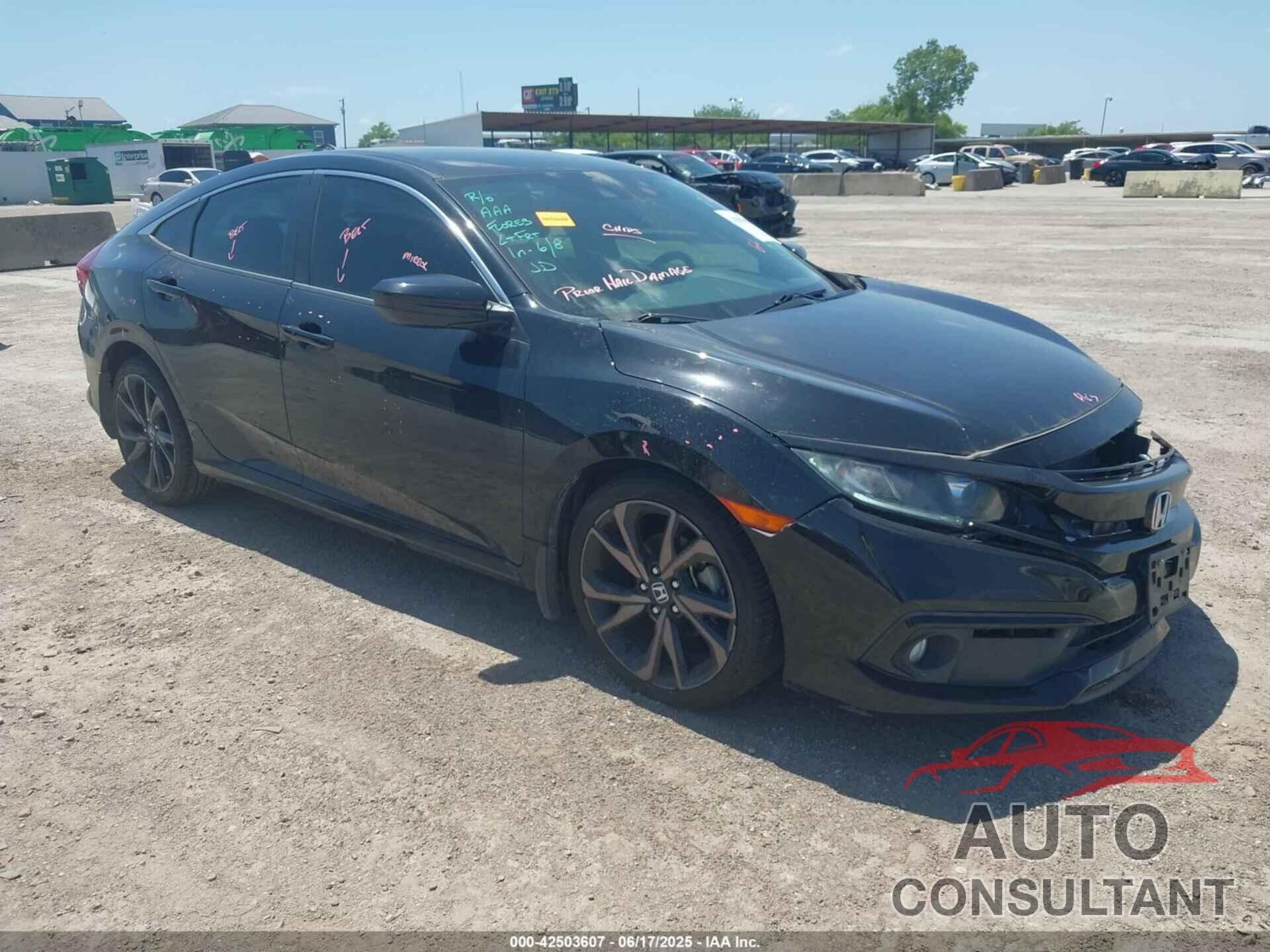 HONDA CIVIC 2020 - 19XFC2F85LE015860