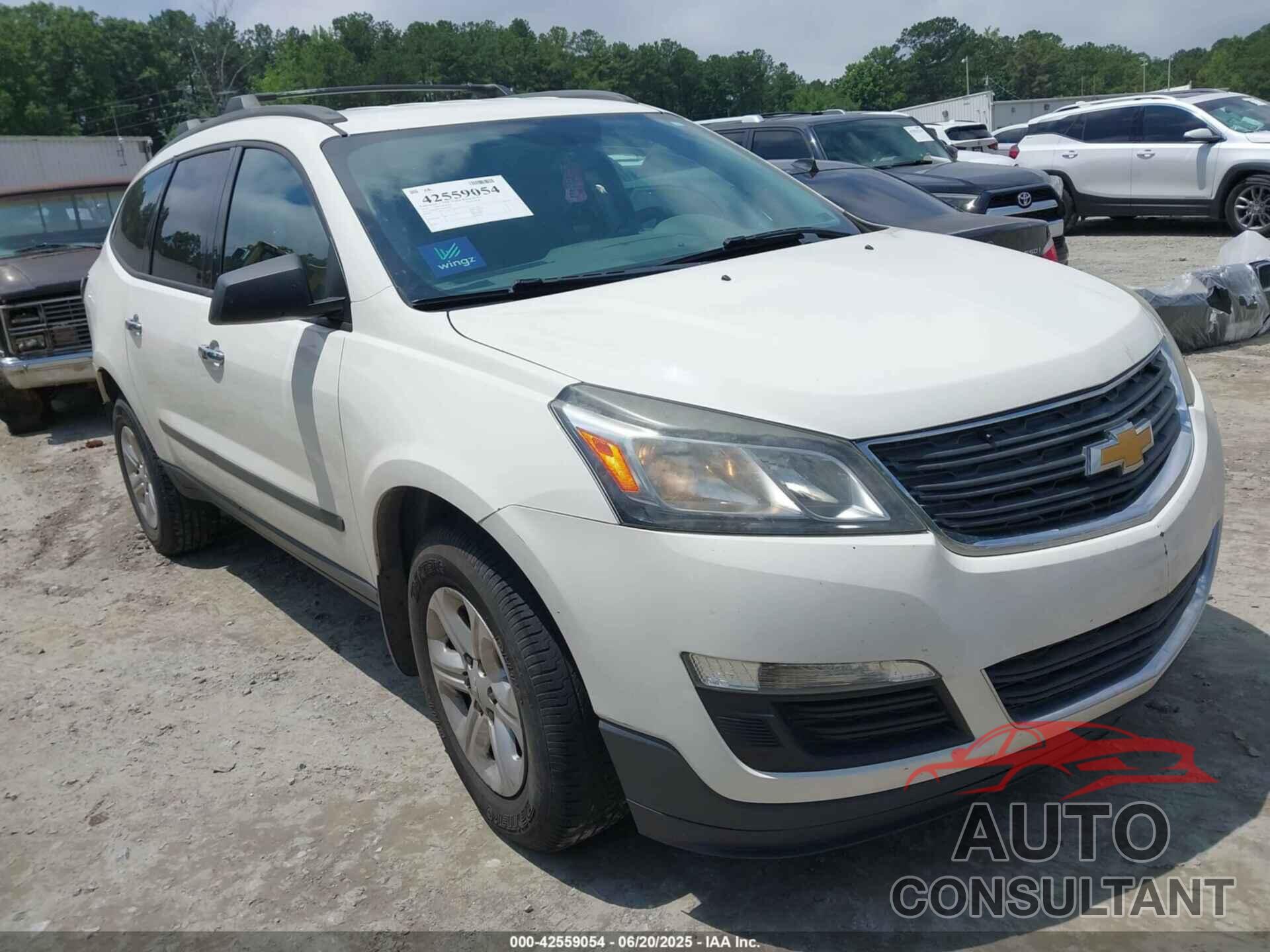 CHEVROLET TRAVERSE 2014 - 1GNKRFKD5EJ144783