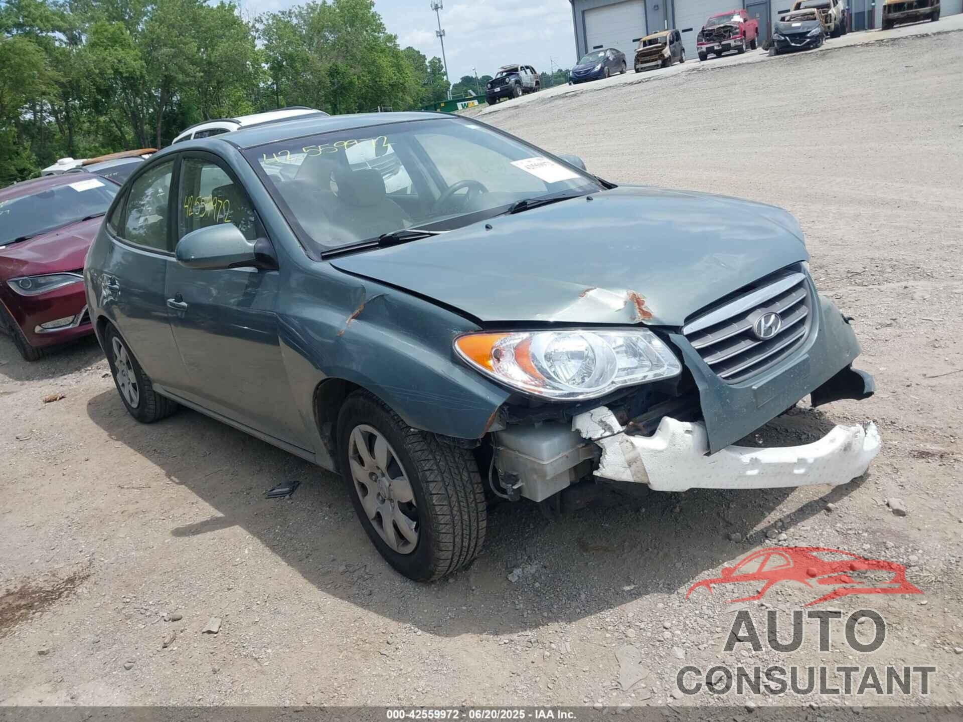 HYUNDAI ELANTRA 2009 - KMHDU46DX9U671443