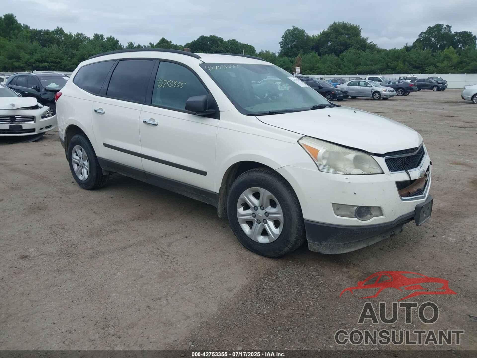 CHEVROLET TRAVERSE 2011 - 1GNKRFED4BJ192086
