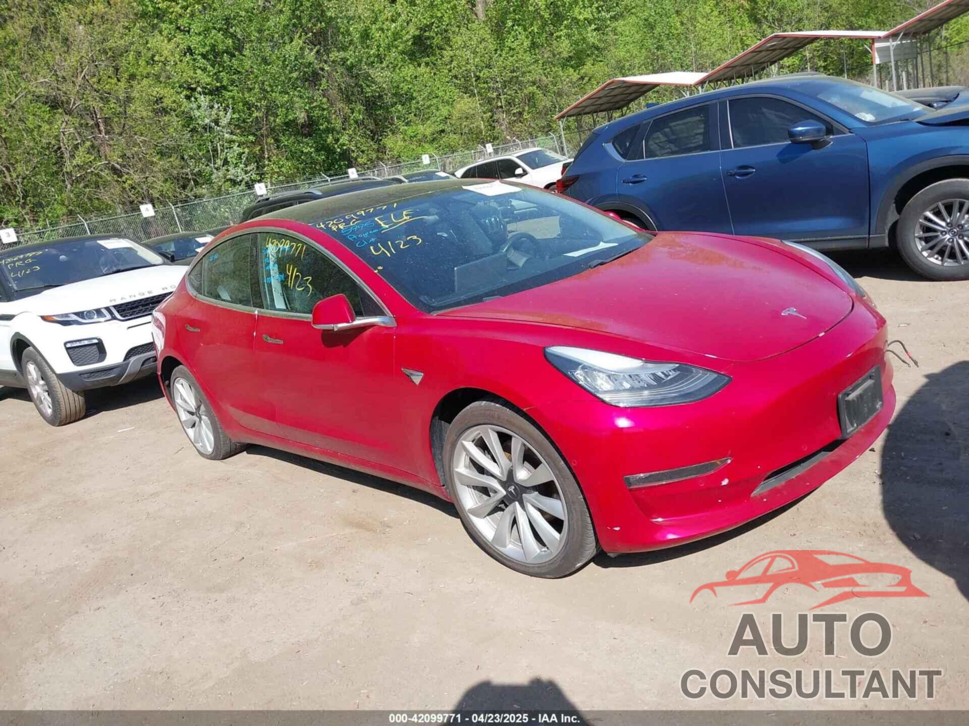 TESLA MODEL 3 2018 - 5YJ3E1EA3JF047287