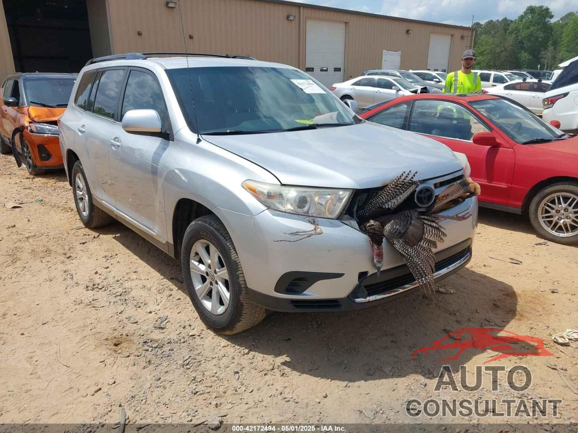 TOYOTA HIGHLANDER 2011 - 5TDZA3EH6BS016790