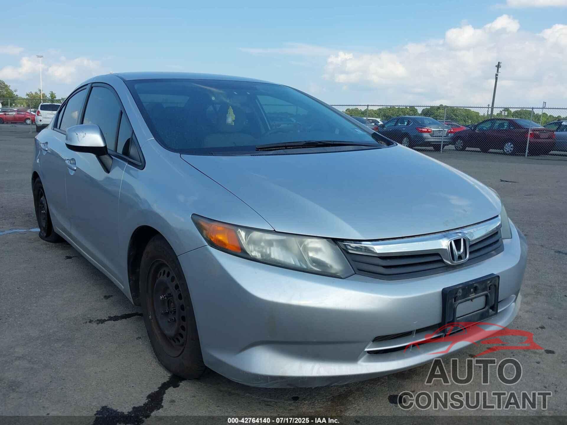 HONDA CIVIC 2012 - 2HGFB2F53CH590926