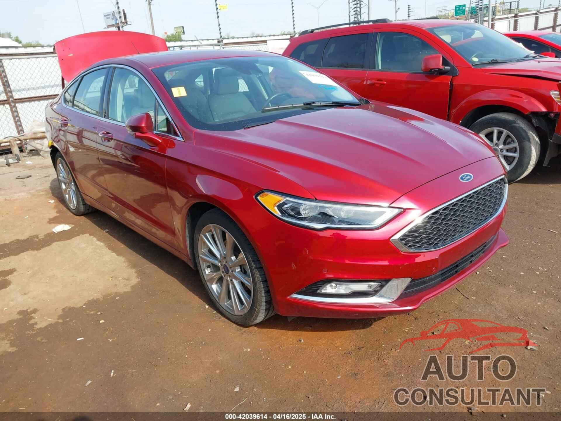 FORD FUSION 2017 - 3FA6P0K91HR252083