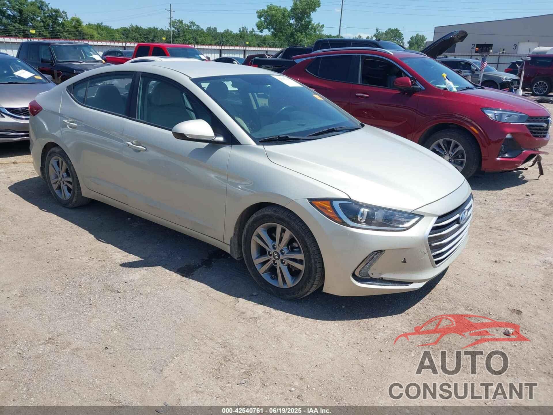 HYUNDAI ELANTRA 2017 - KMHD84LFXHU141188